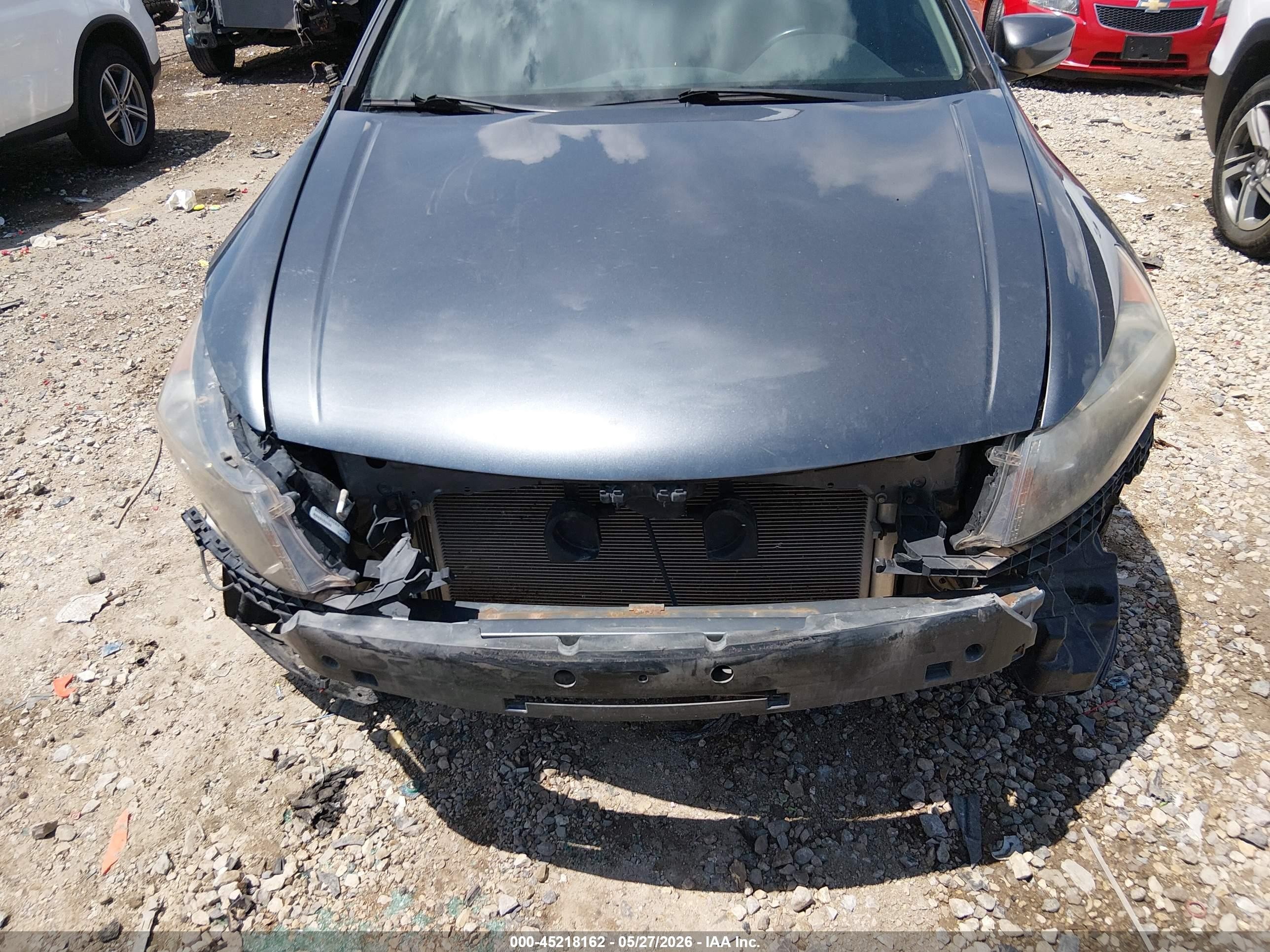2011 Honda Accord 3.5 Ex-l Gray vin: 1HGCP3F8XBA028765