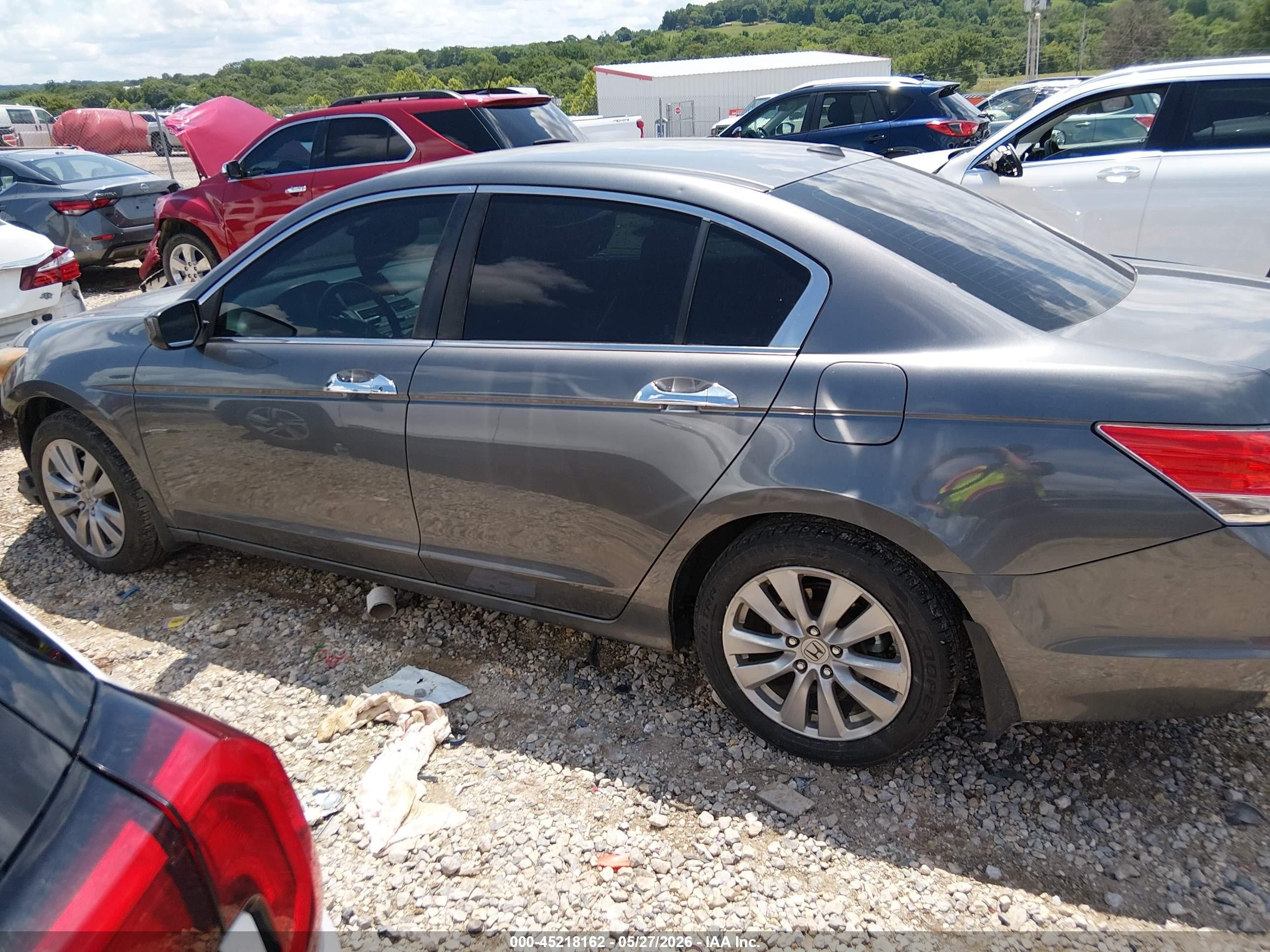 2011 Honda Accord 3.5 Ex-l Gray vin: 1HGCP3F8XBA028765