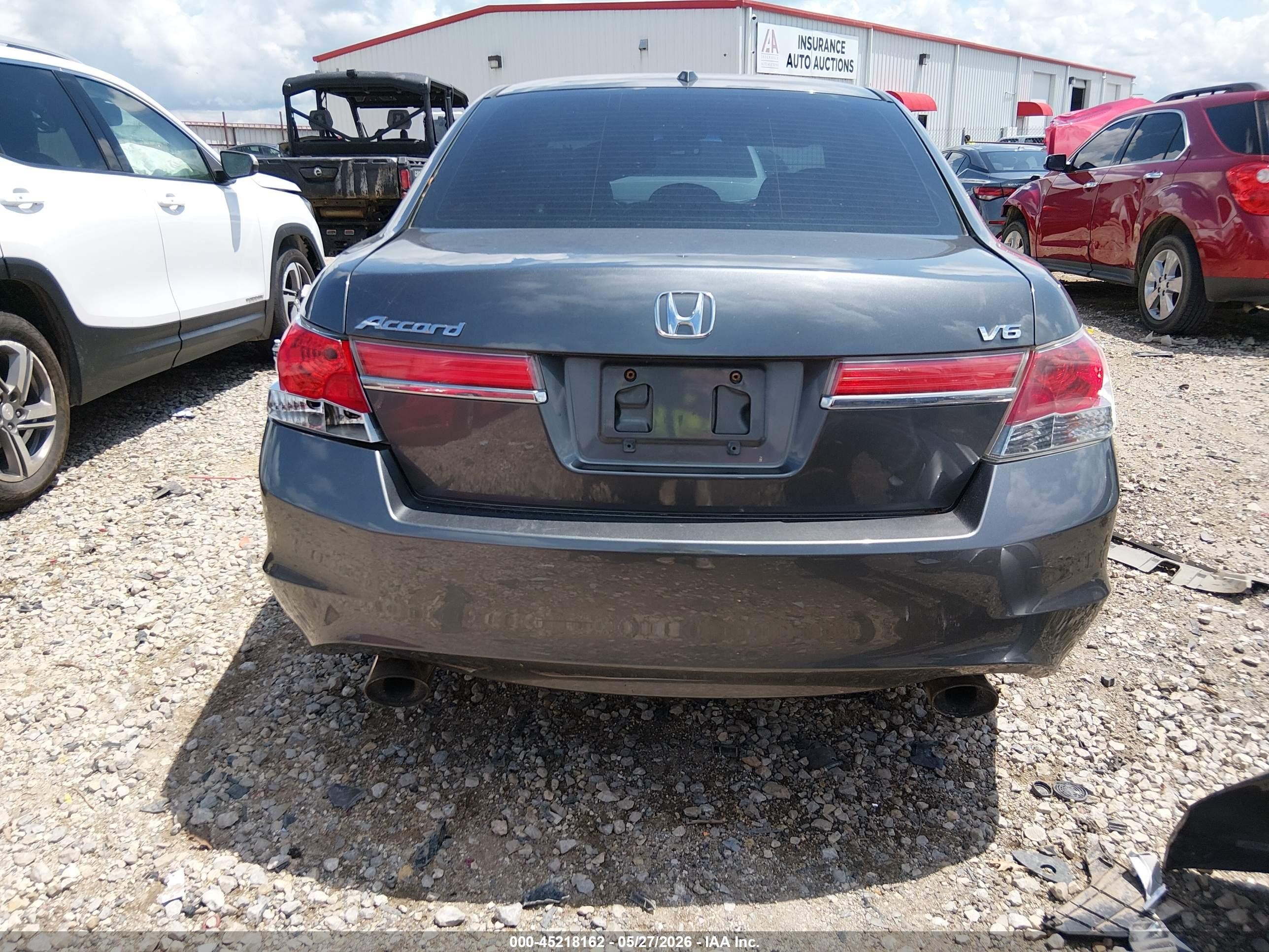 2011 Honda Accord 3.5 Ex-l Gray vin: 1HGCP3F8XBA028765