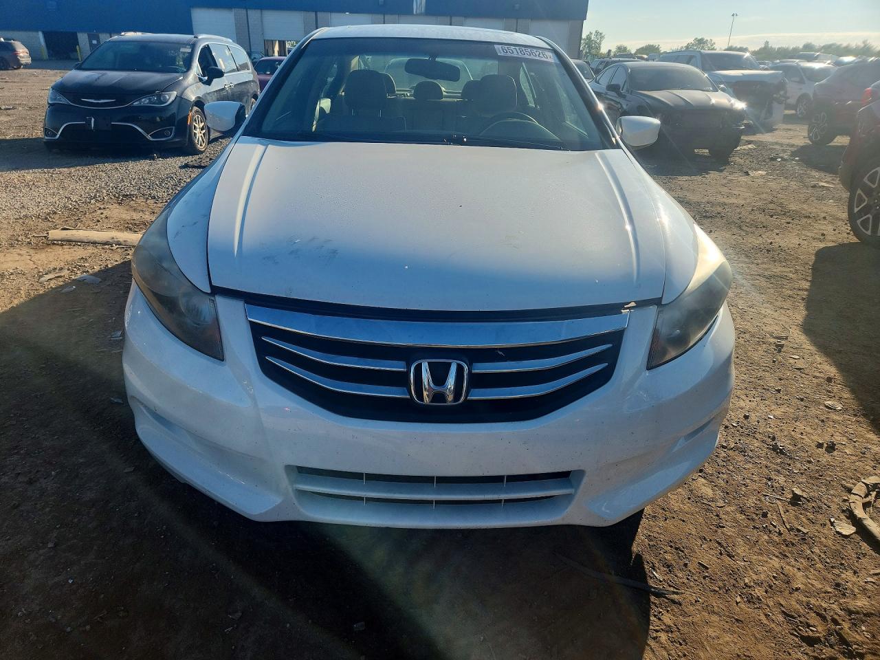 2012 Honda Accord Exl White vin: 1HGCP3F8XCA001650