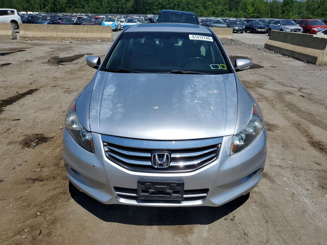 2012 Honda Accord Exl Silver vin: 1HGCP3F8XCA014320