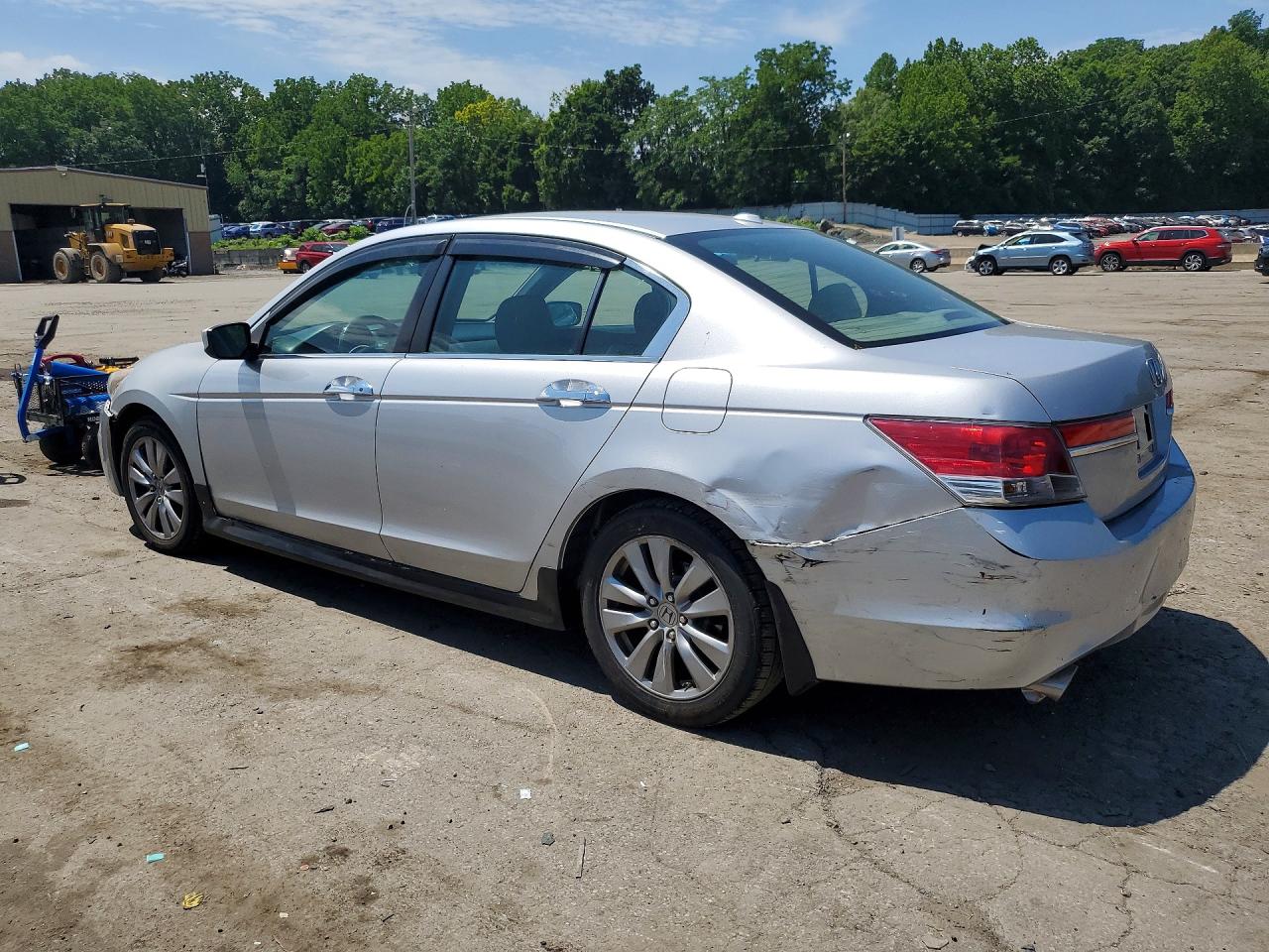 2012 Honda Accord Exl Silver vin: 1HGCP3F8XCA014320