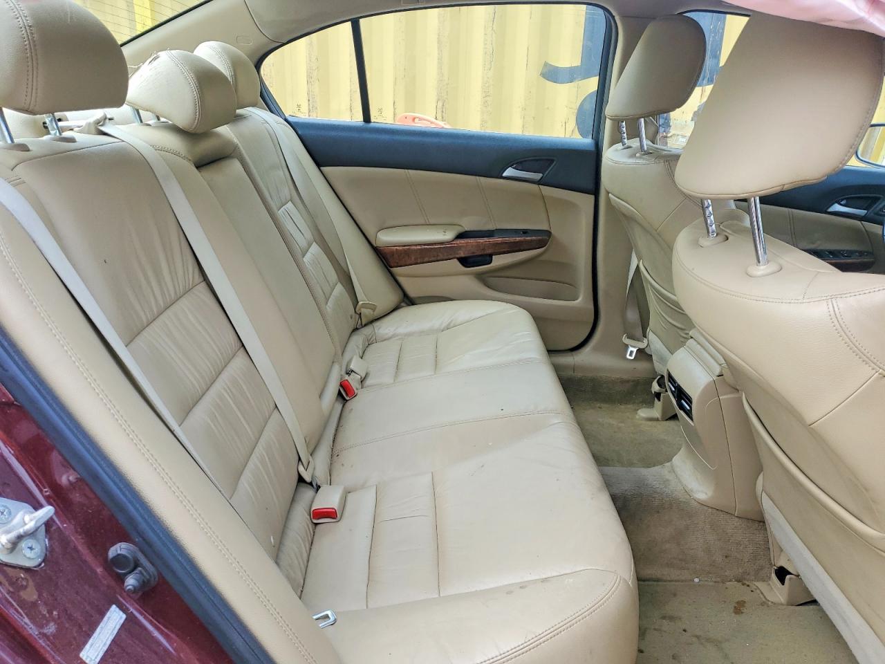 2012 Honda Accord Exl Burgundy vin: 1HGCP3F8XCA014463