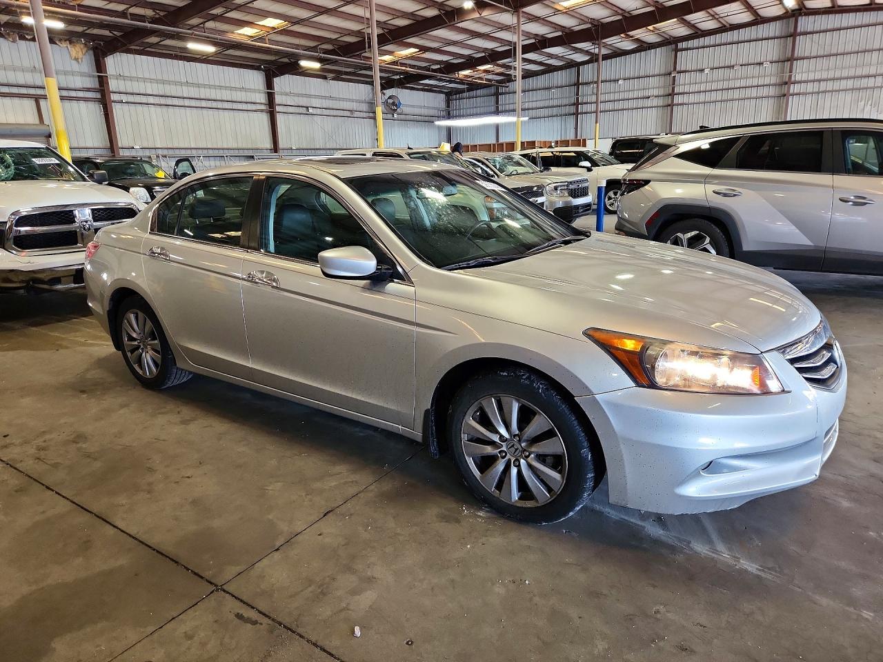2012 Honda Accord Exl Silver vin: 1HGCP3F8XCA017590