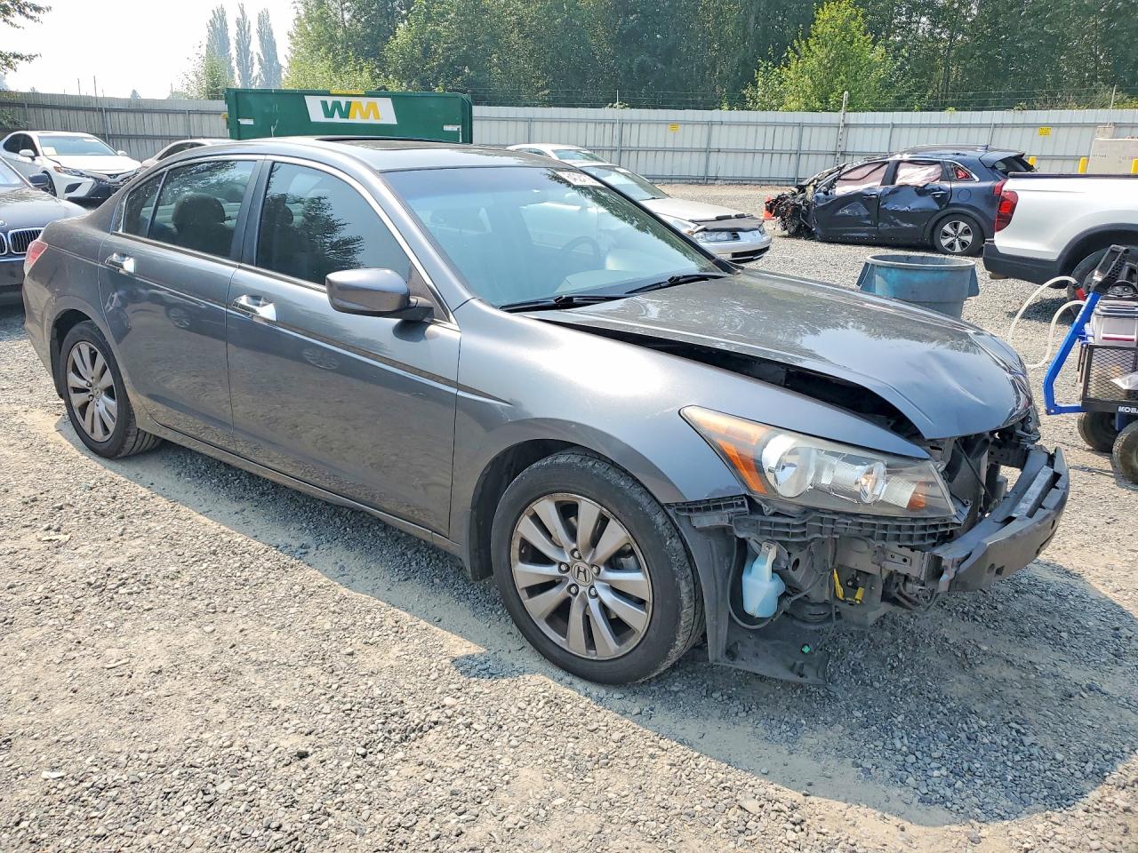2012 Honda Accord Exl Gray vin: 1HGCP3F8XCA017959