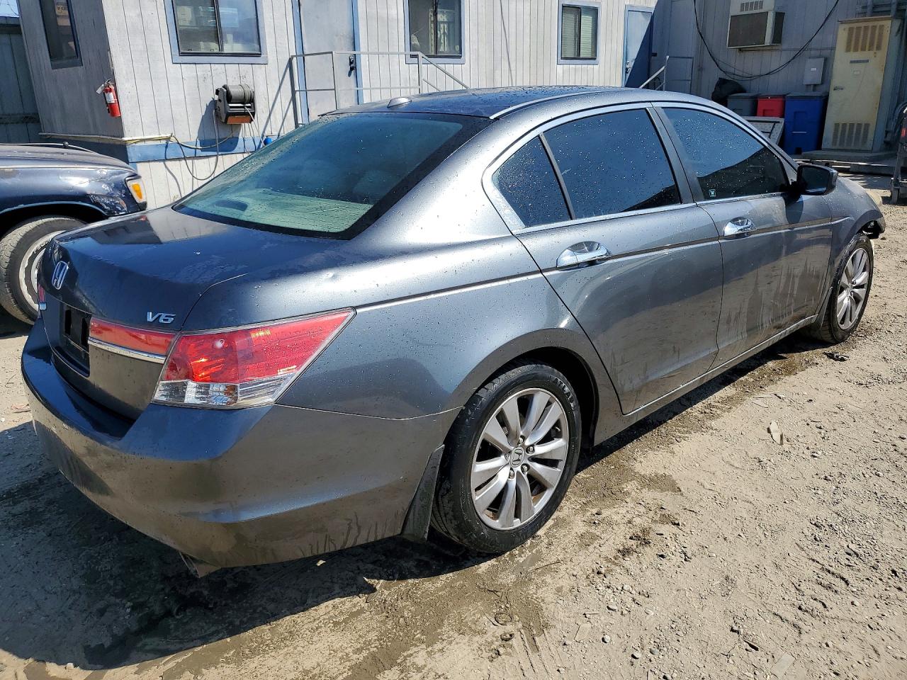 2012 Honda Accord Exl Gray vin: 1HGCP3F8XCA020330