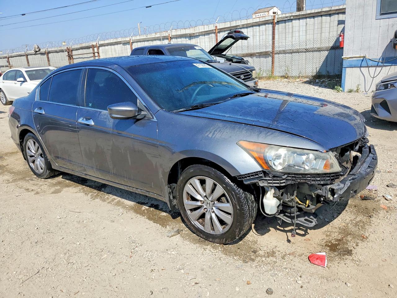 2012 Honda Accord Exl Gray vin: 1HGCP3F8XCA020330
