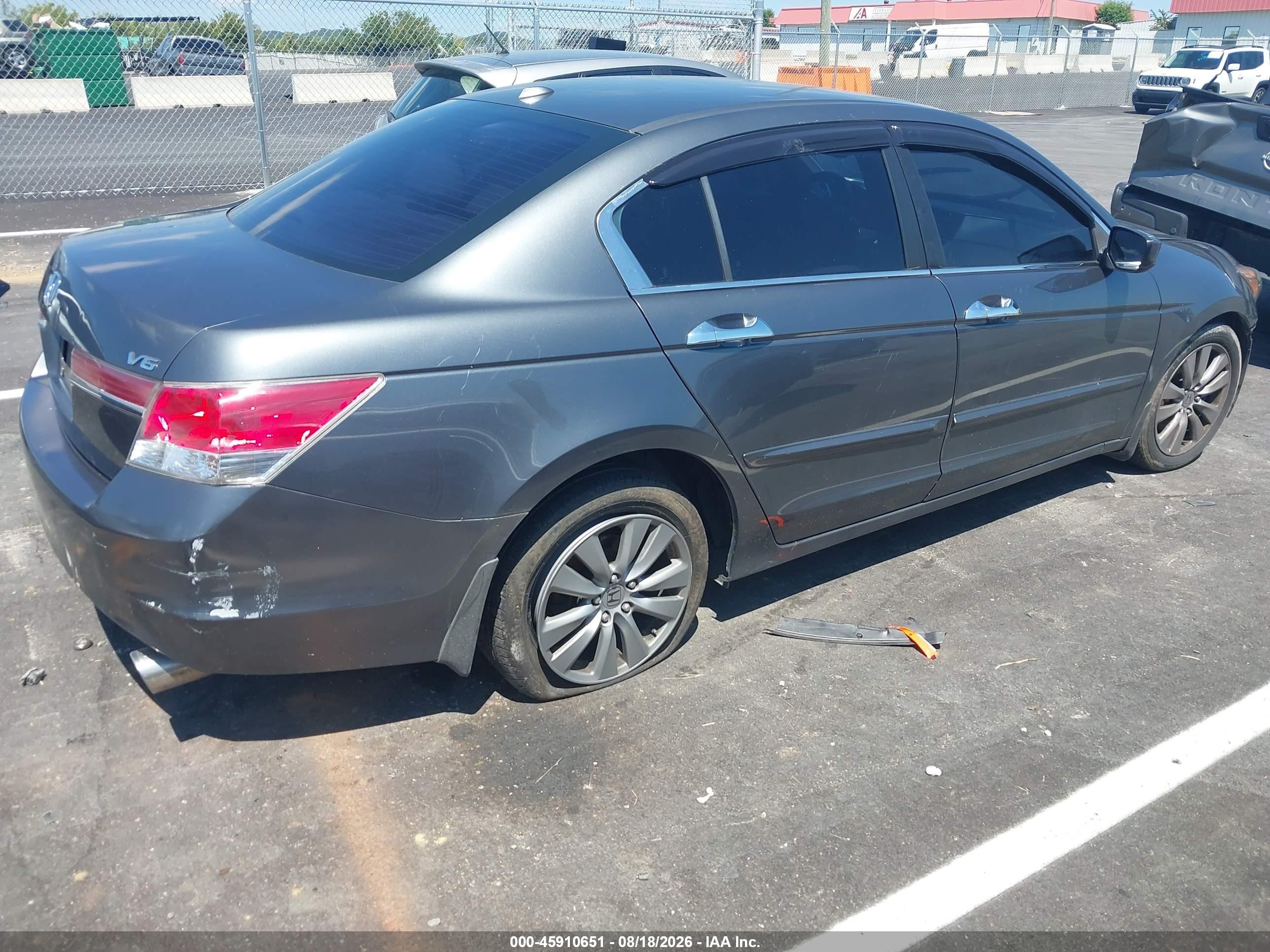 2012 Honda Accord 3.5 Ex-l Серый vin: 1HGCP3F8XCA020408