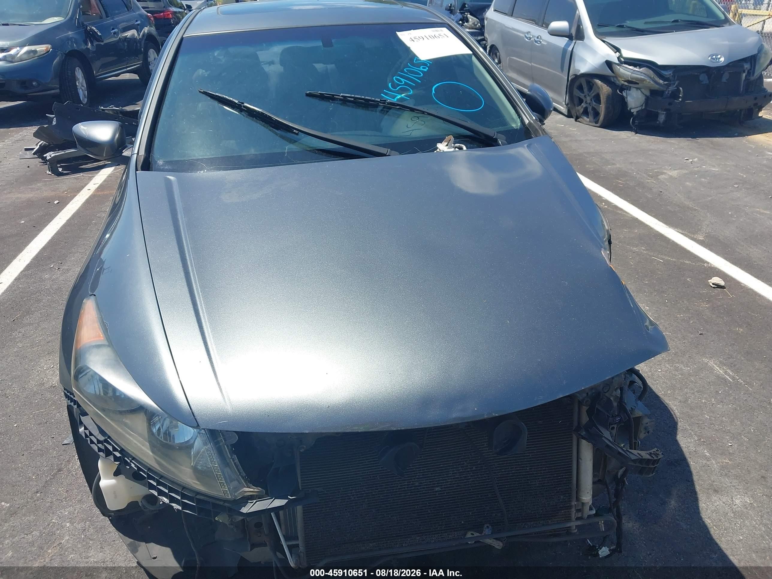 2012 Honda Accord 3.5 Ex-l Серый vin: 1HGCP3F8XCA020408