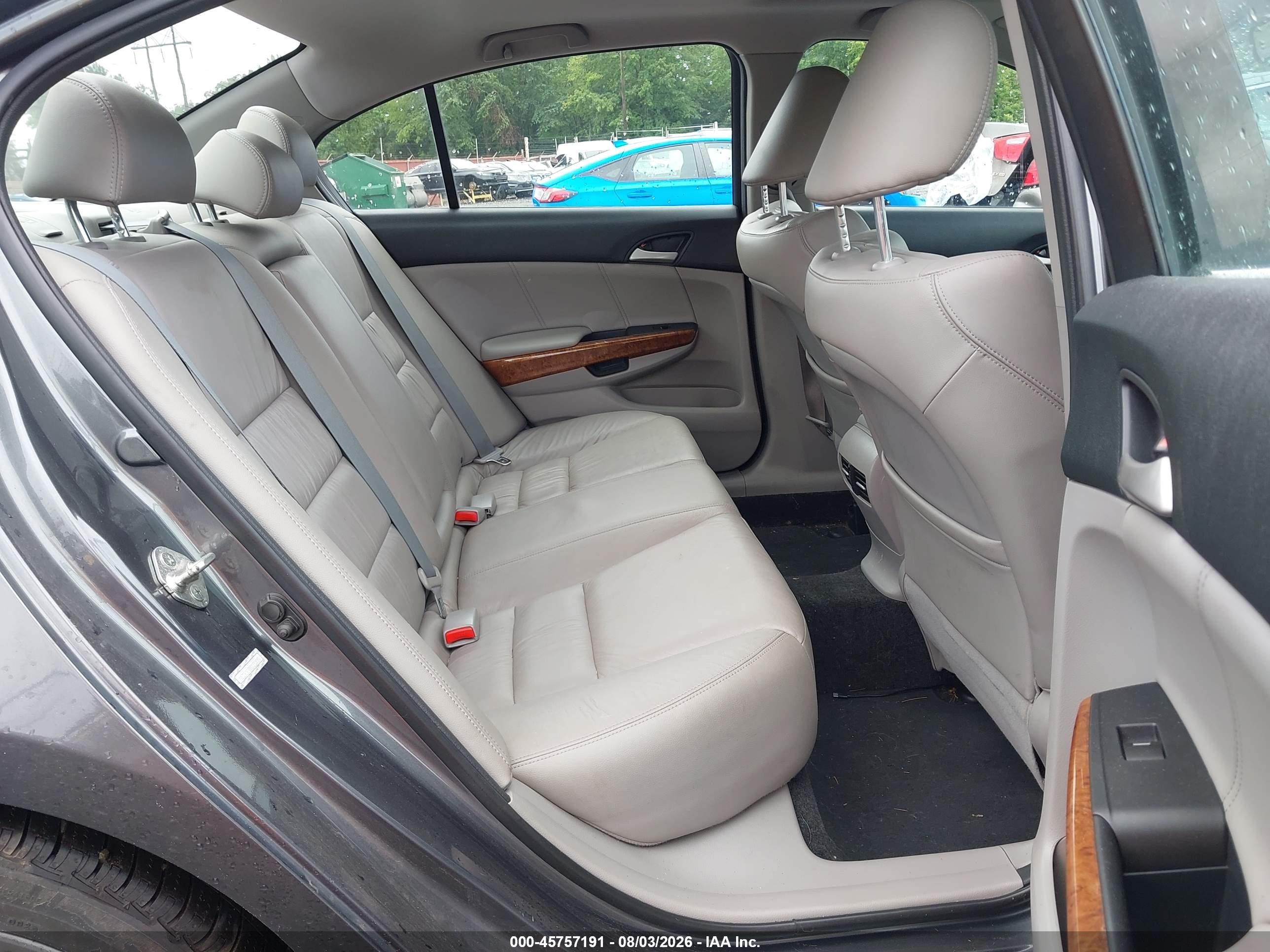 2012 Honda Accord 3.5 Ex-l Gray vin: 1HGCP3F8XCA030419