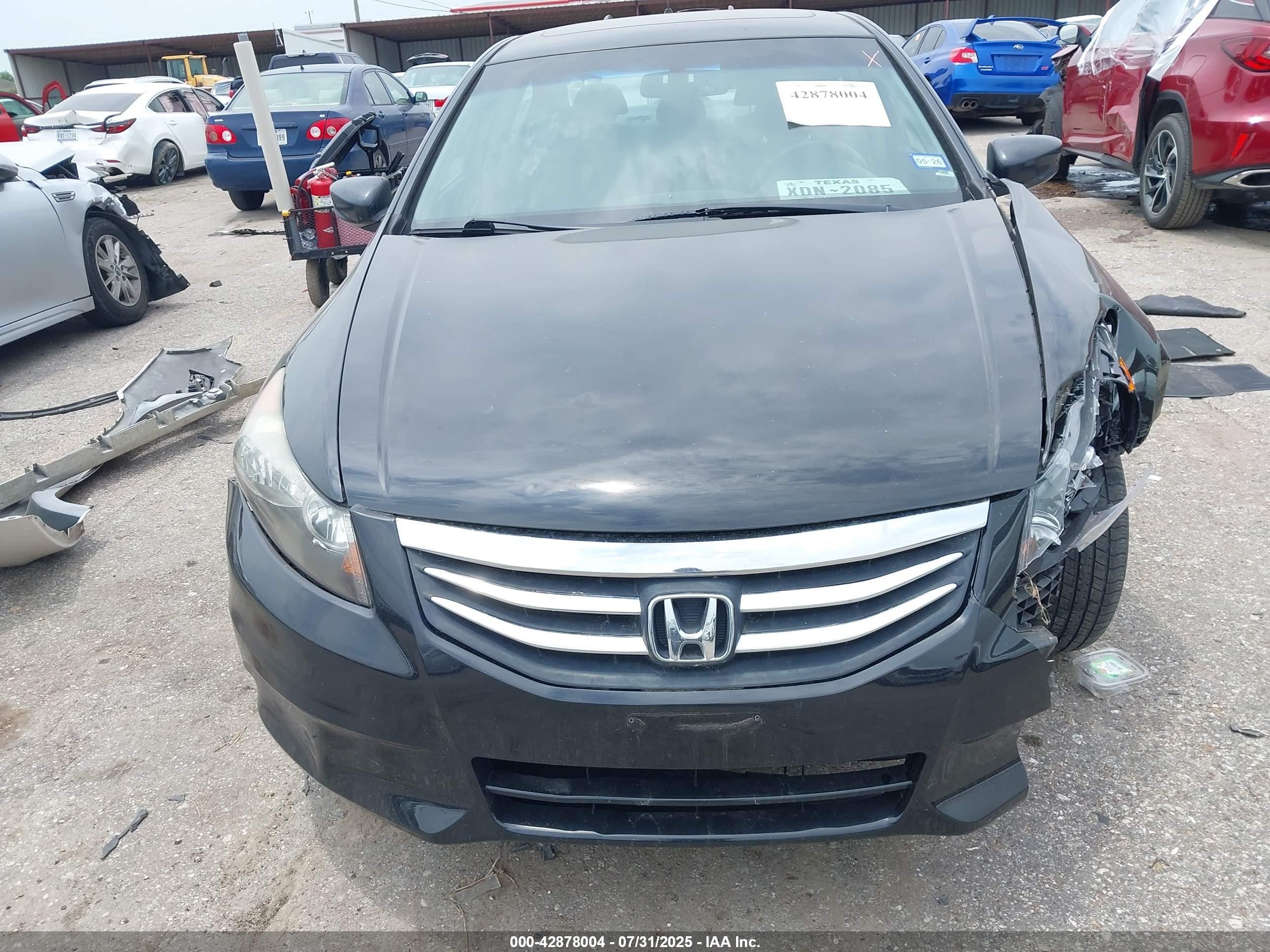 2012 Honda Accord 3.5 Ex-l Black vin: 1HGCP3F8XCA034874