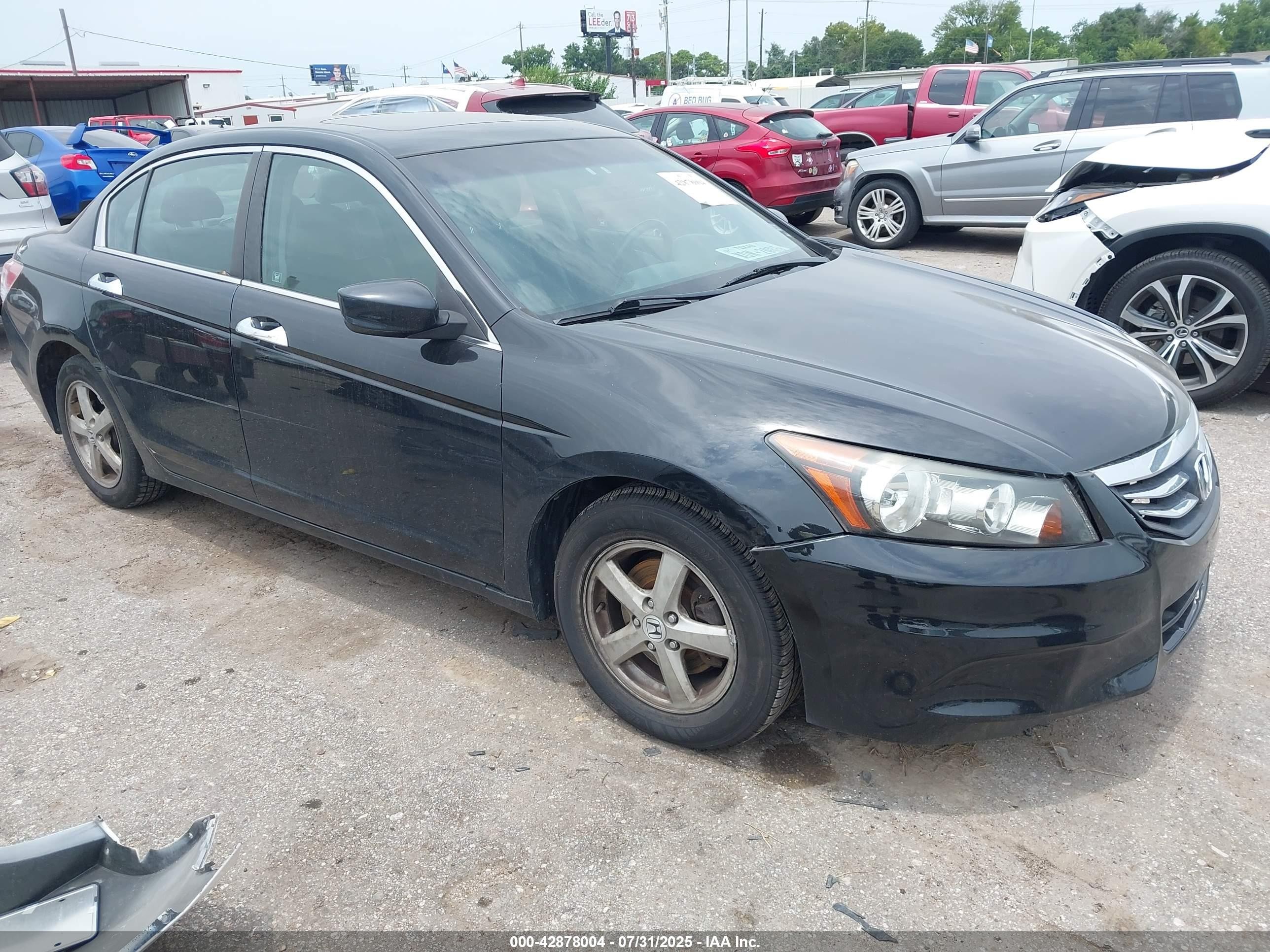 2012 Honda Accord 3.5 Ex-l Black vin: 1HGCP3F8XCA034874