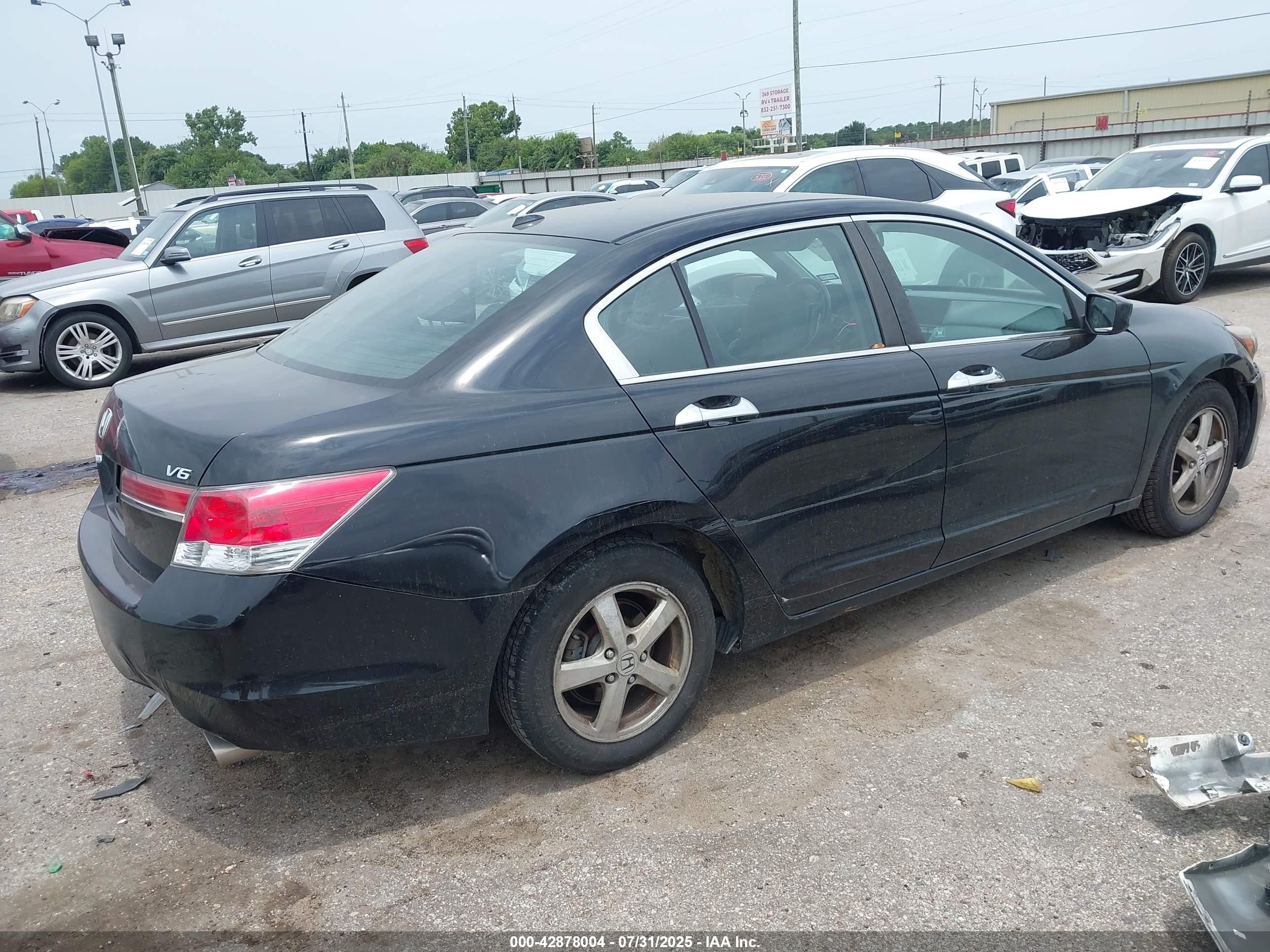 2012 Honda Accord 3.5 Ex-l Black vin: 1HGCP3F8XCA034874