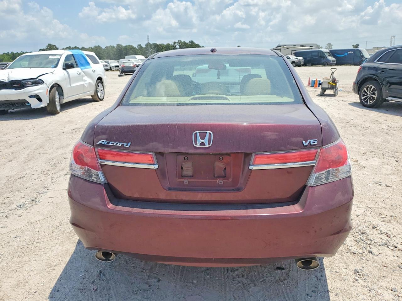 2012 Honda Accord Exl Maroon vin: 1HGCP3F8XCA036270
