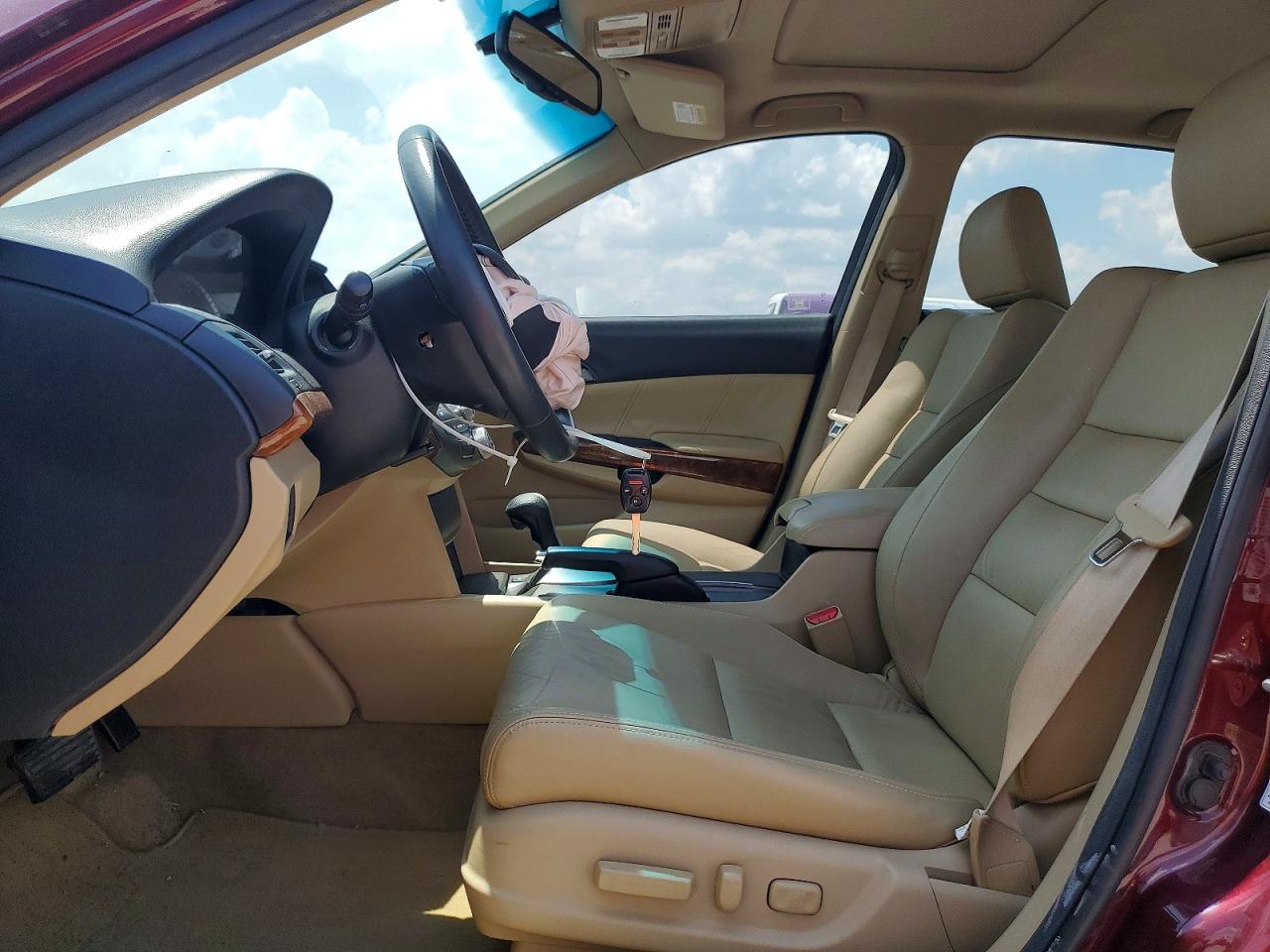 2012 Honda Accord Exl Maroon vin: 1HGCP3F8XCA036270