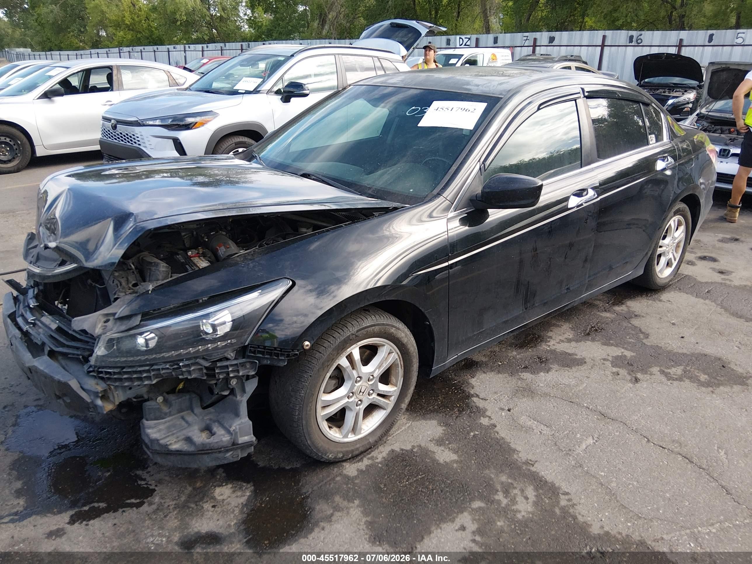 2012 Honda Accord 3.5 Ex-l Черный vin: 1HGCP3F8XCA037113