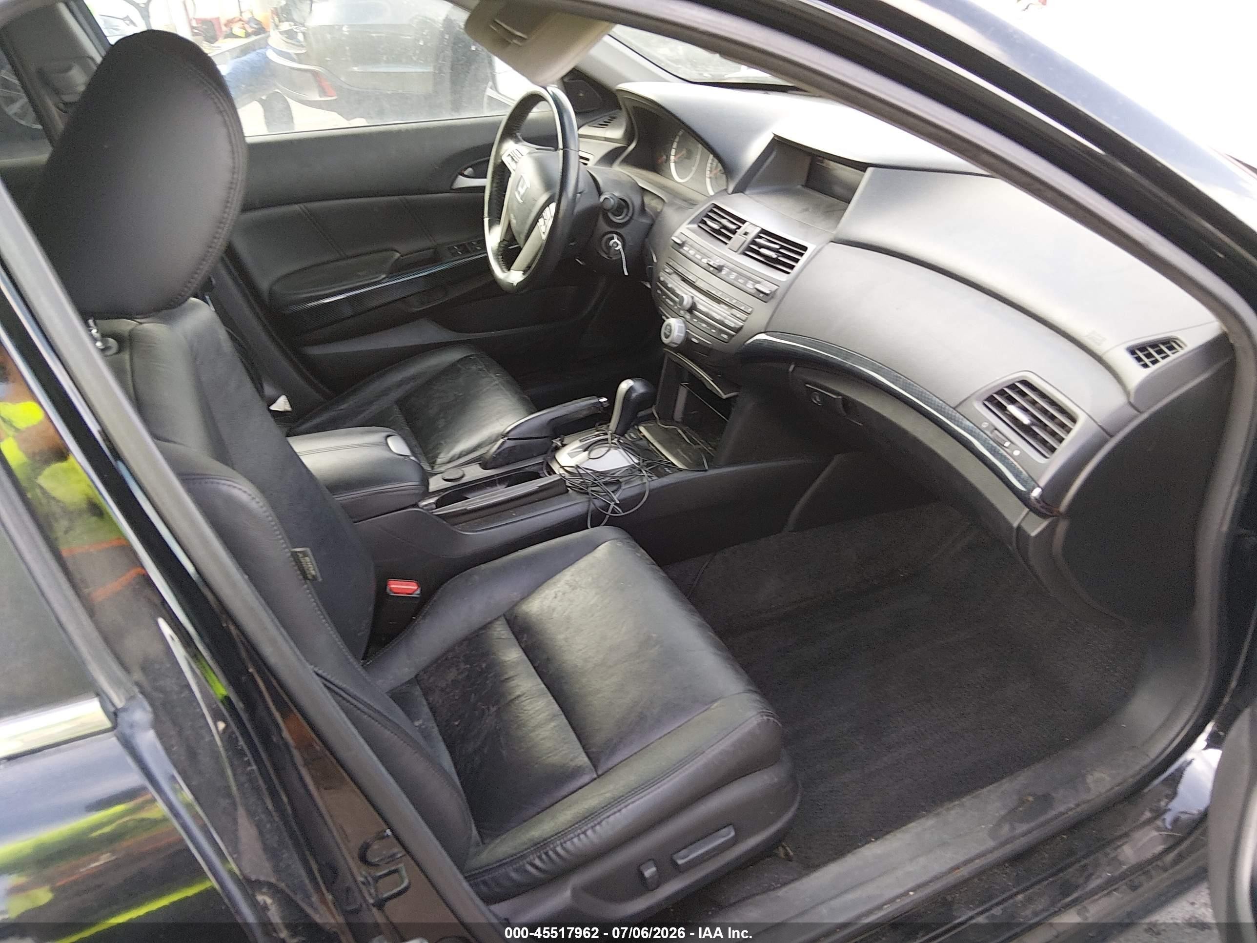 2012 Honda Accord 3.5 Ex-l Черный vin: 1HGCP3F8XCA037113