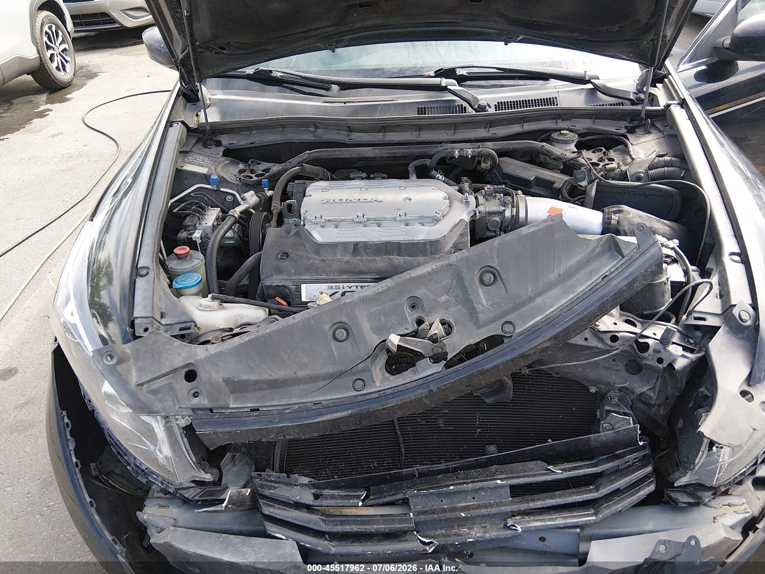 2012 Honda Accord 3.5 Ex-l Черный vin: 1HGCP3F8XCA037113