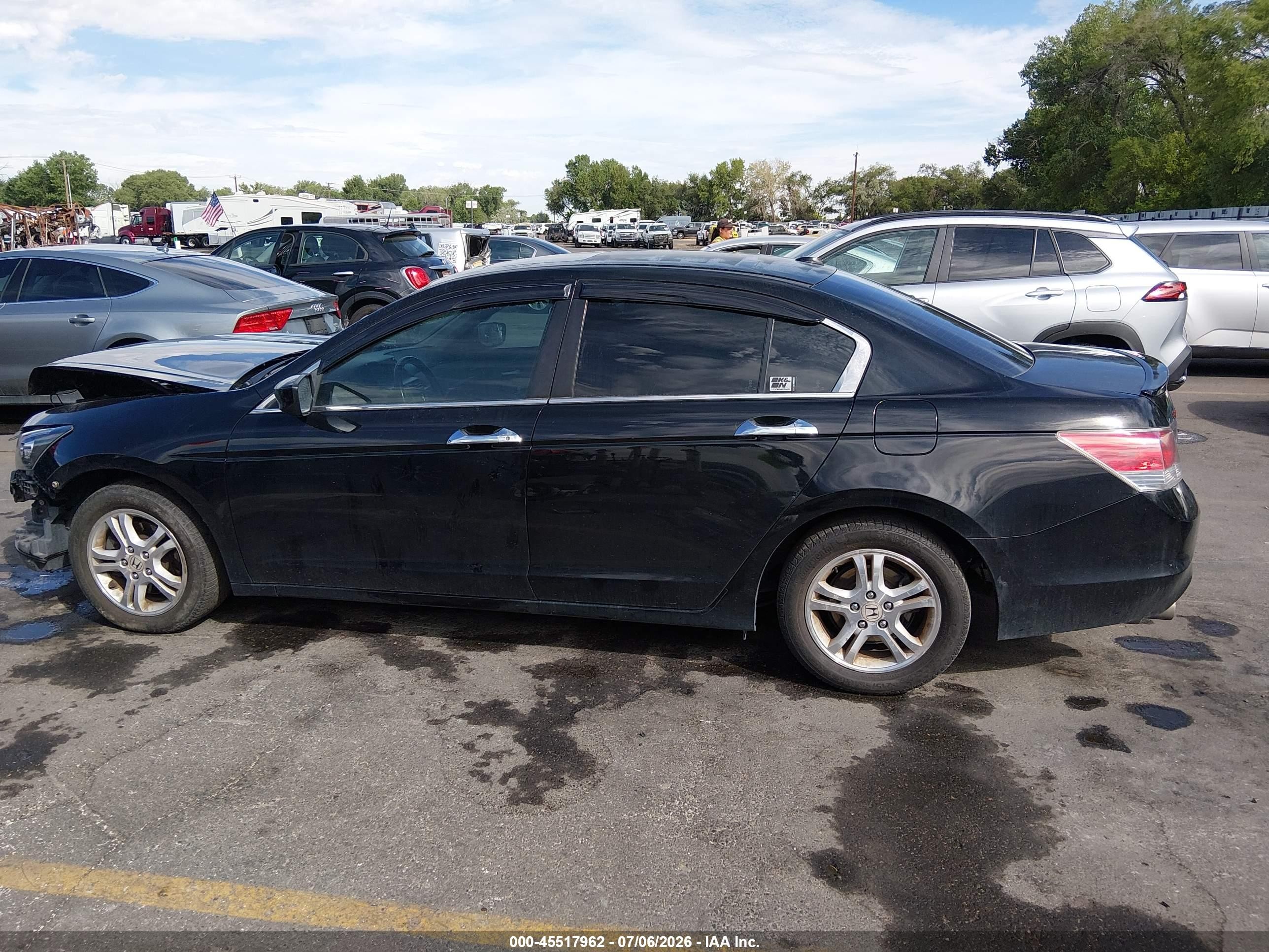 2012 Honda Accord 3.5 Ex-l Черный vin: 1HGCP3F8XCA037113