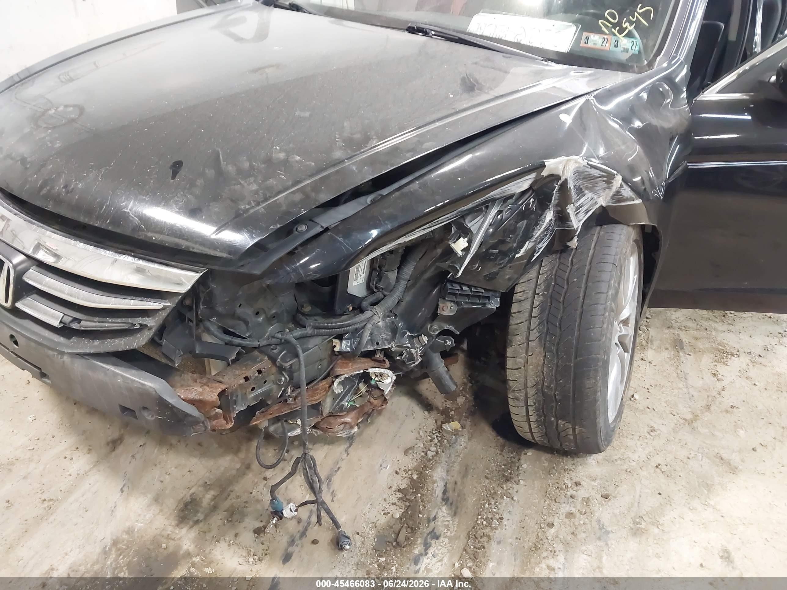 2012 Honda Accord 3.5 Ex-l Black vin: 1HGCP3F8XCA037340