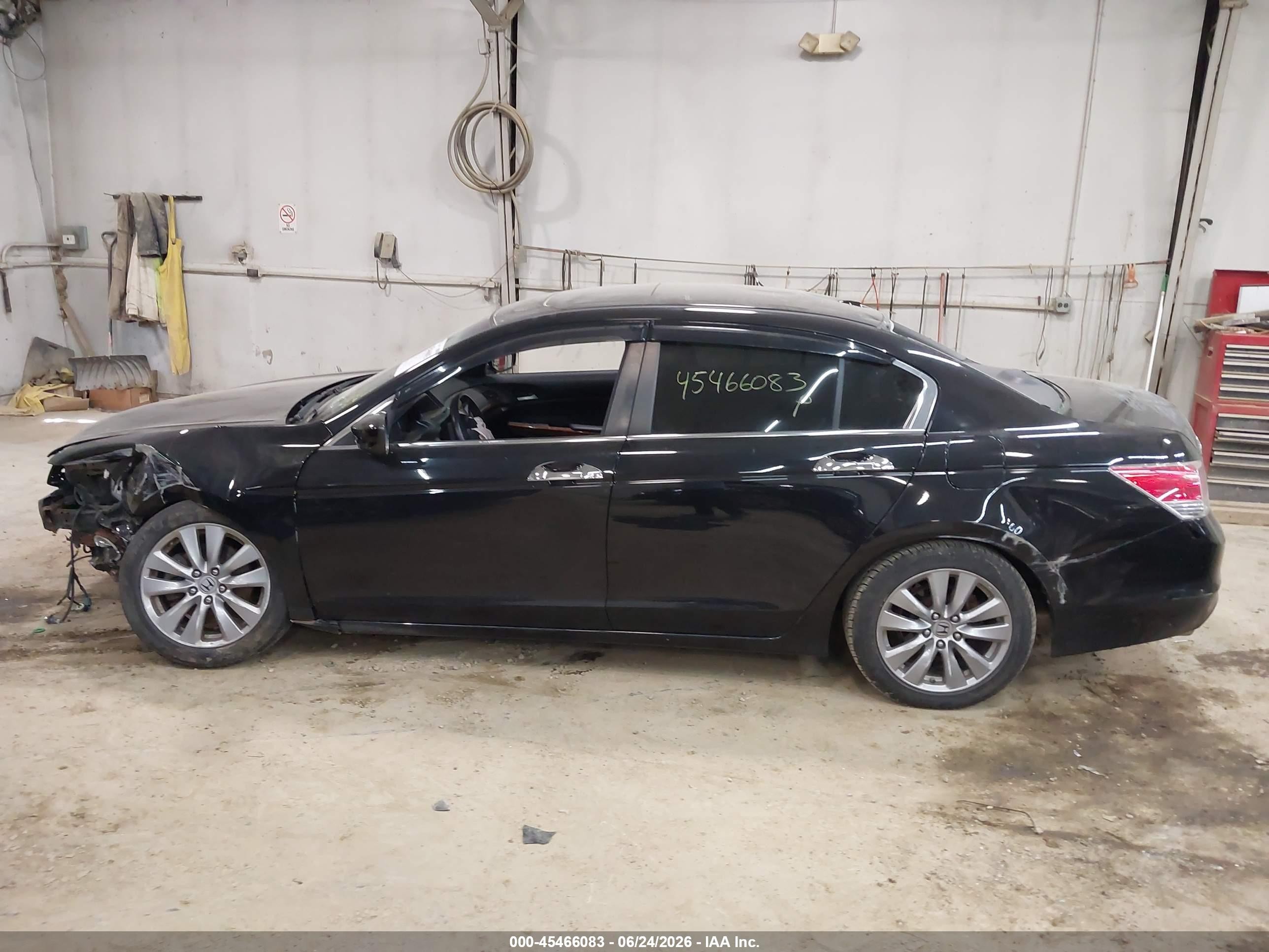 2012 Honda Accord 3.5 Ex-l Black vin: 1HGCP3F8XCA037340