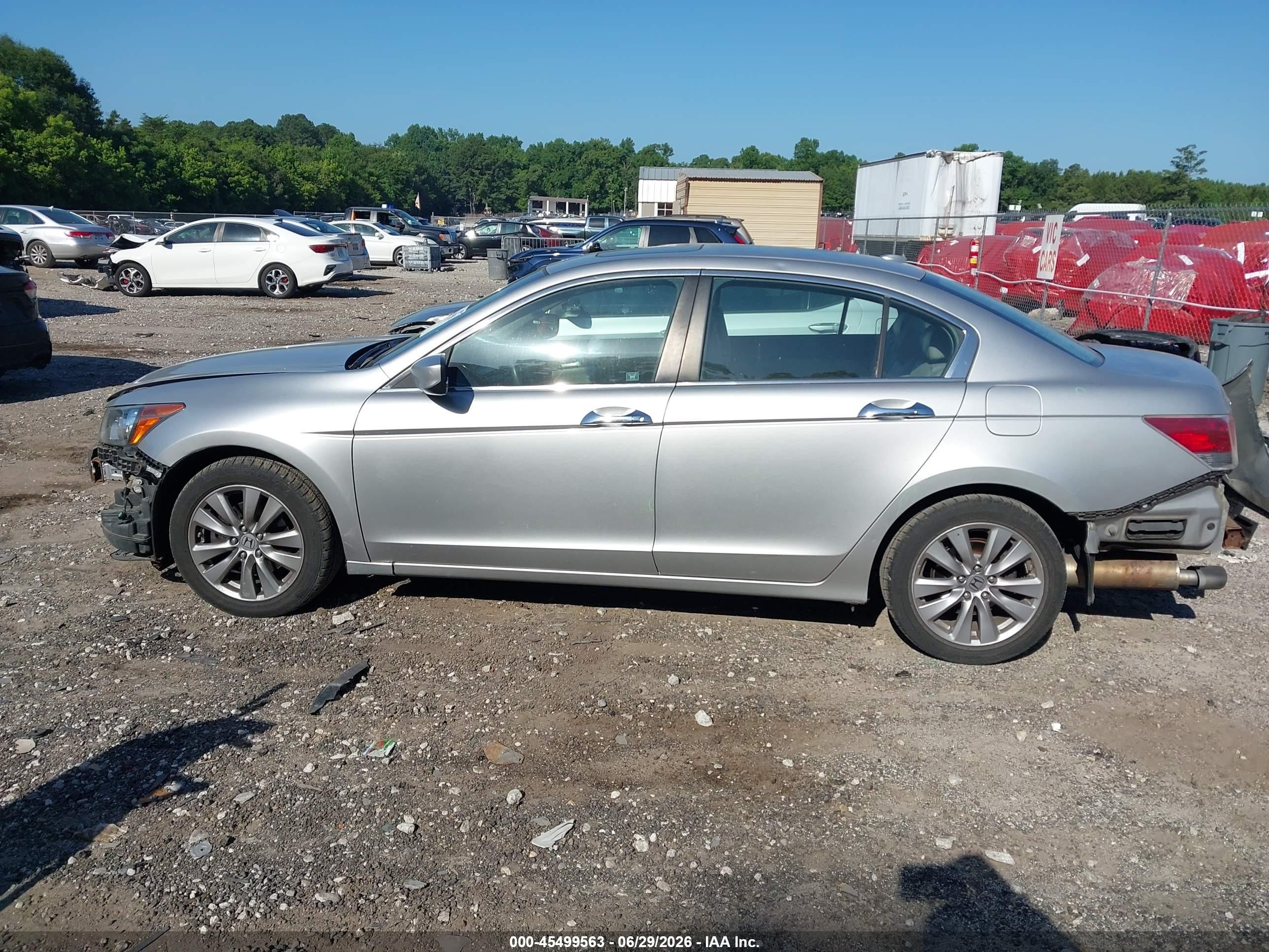 2012 Honda Accord 3.5 Ex-l Silver vin: 1HGCP3F8XCA038147