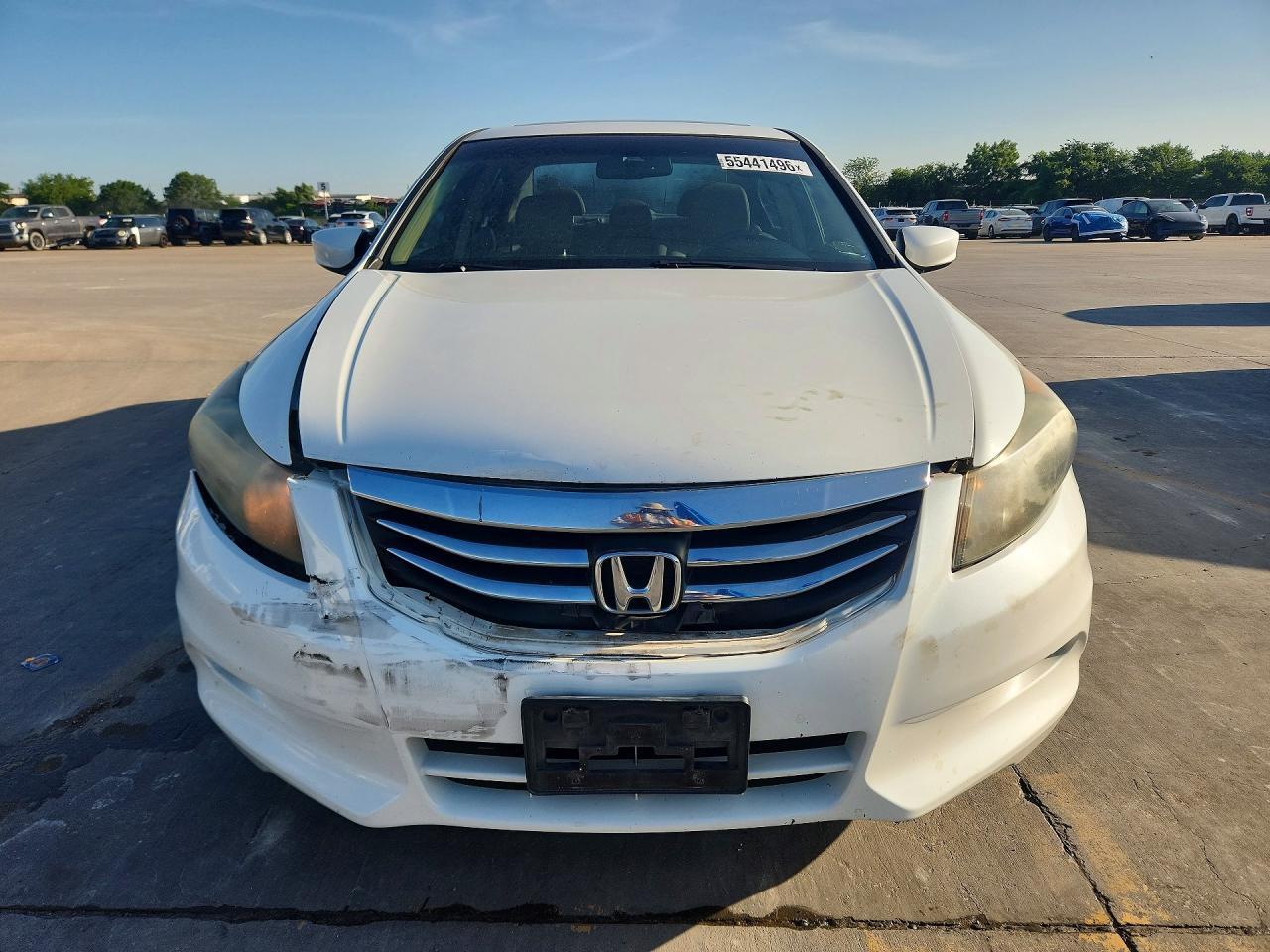 2012 Honda Accord Exl White vin: 1HGCP3F8XCA041744