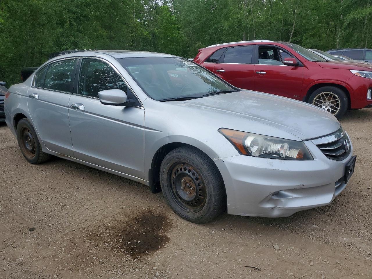 2012 Honda Accord Exl Silver vin: 1HGCP3F8XCA800764