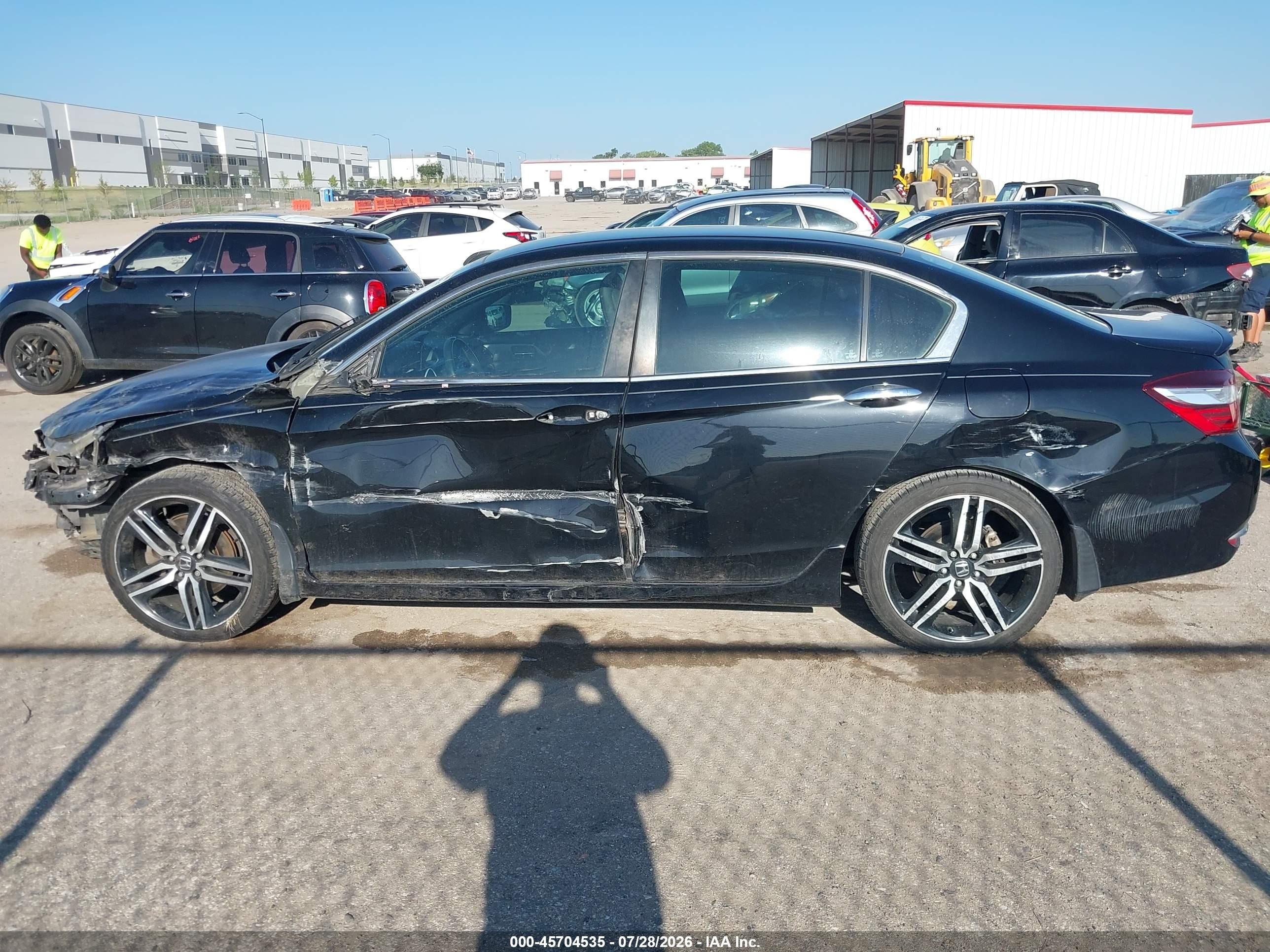 2017 Honda Accord Sport Se Black vin: 1HGCR2E15HA090625
