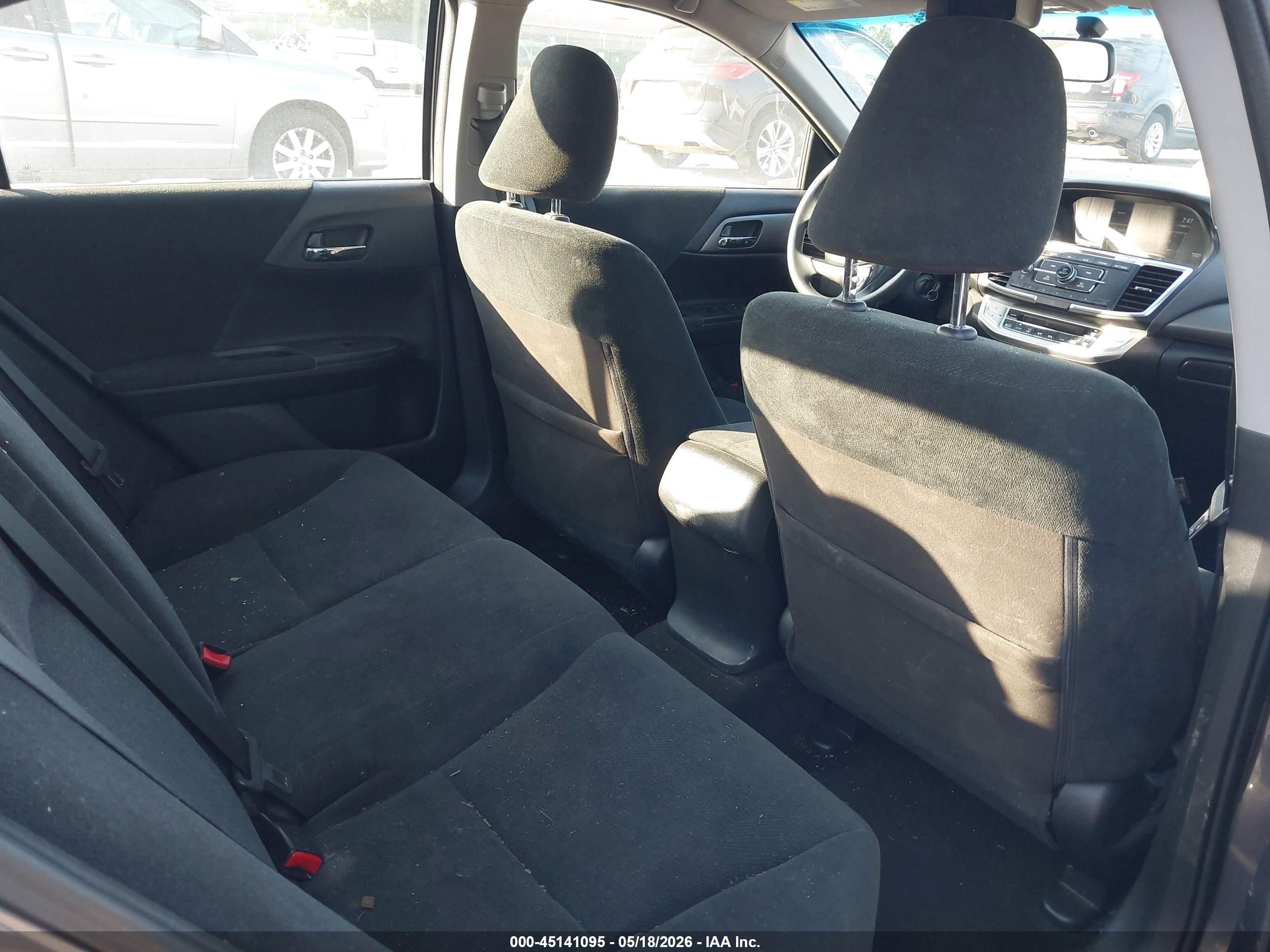 2013 Honda Accord Lx Gray vin: 1HGCR2E30DA150581