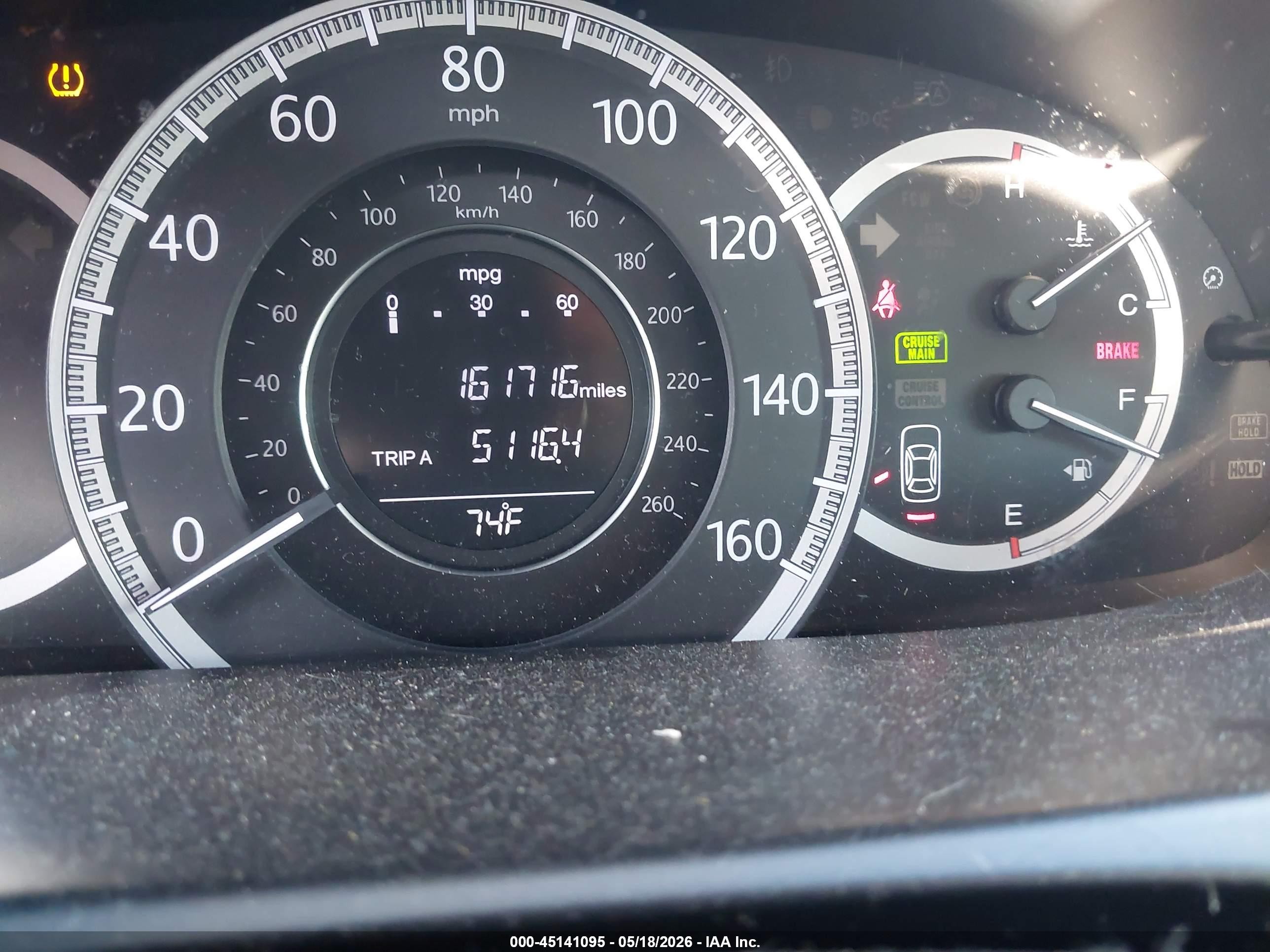 2013 Honda Accord Lx Gray vin: 1HGCR2E30DA150581