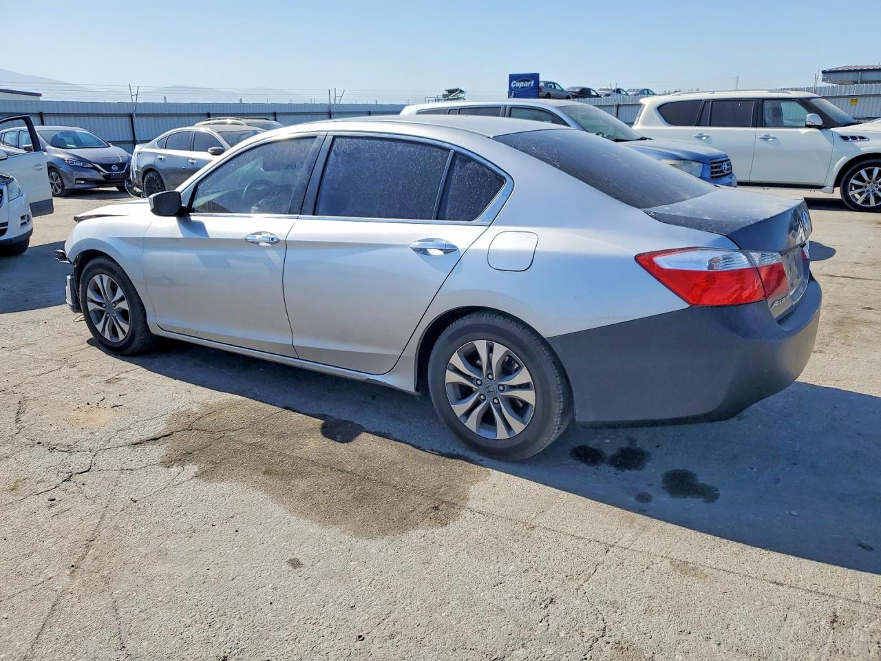 2013 Honda Accord Lx Silver vin: 1HGCR2E30DA208592