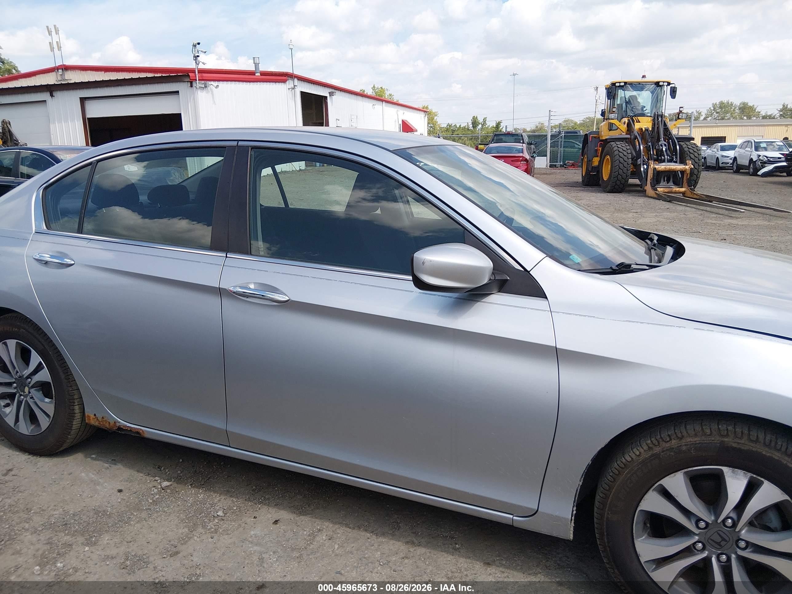 2013 Honda Accord Lx Silver vin: 1HGCR2E31DA053437