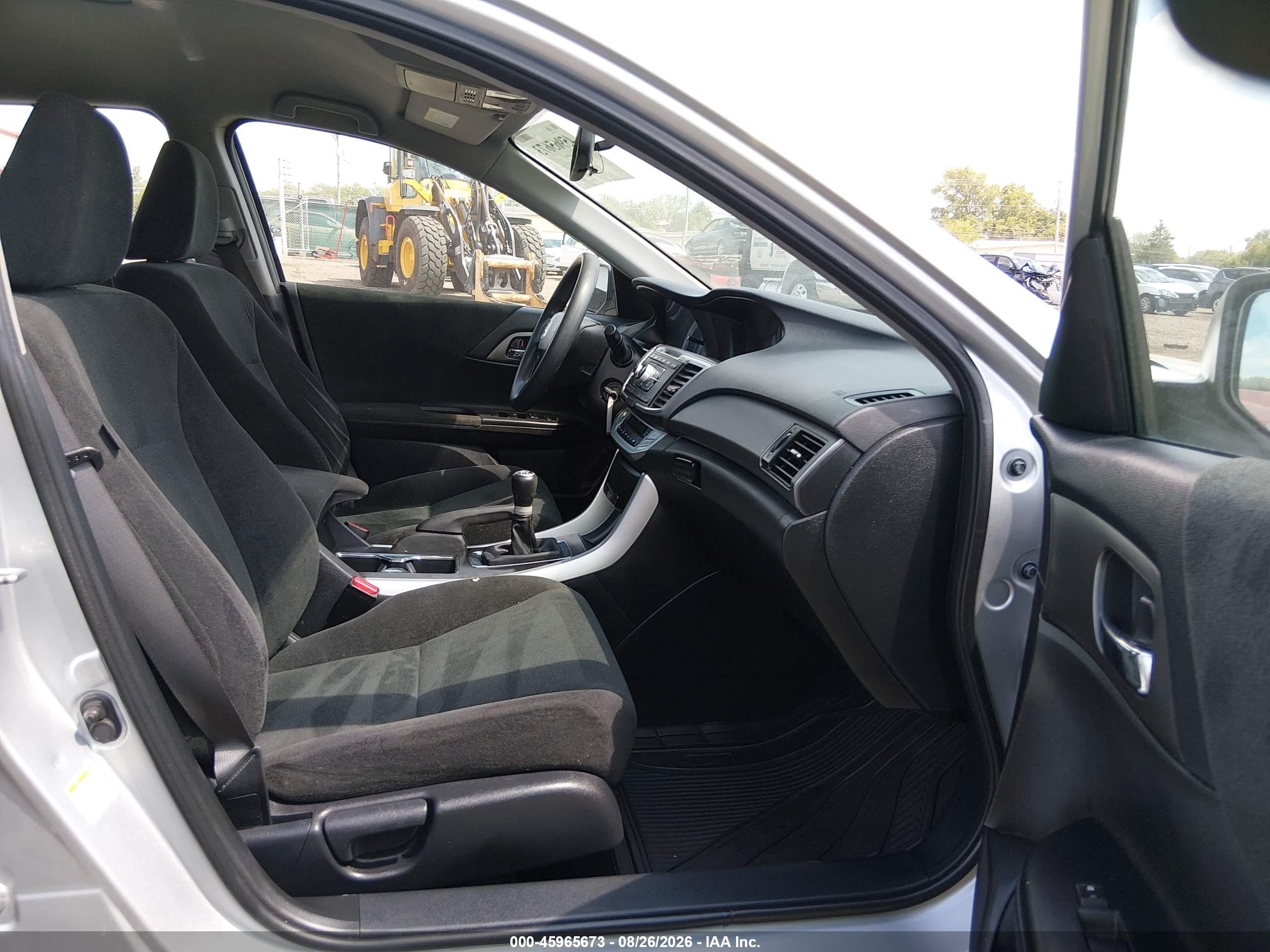 2013 Honda Accord Lx Silver vin: 1HGCR2E31DA053437