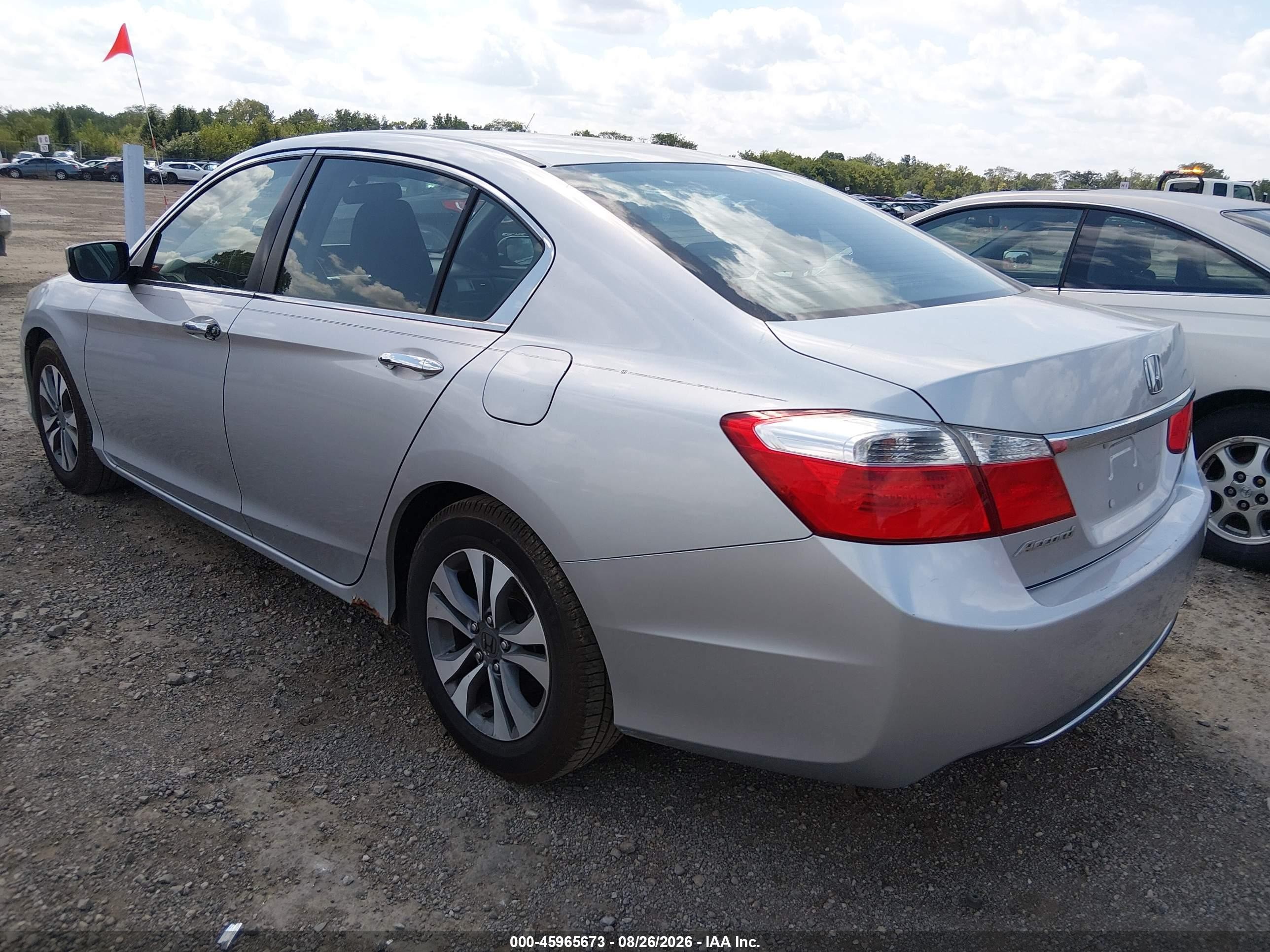 2013 Honda Accord Lx Silver vin: 1HGCR2E31DA053437
