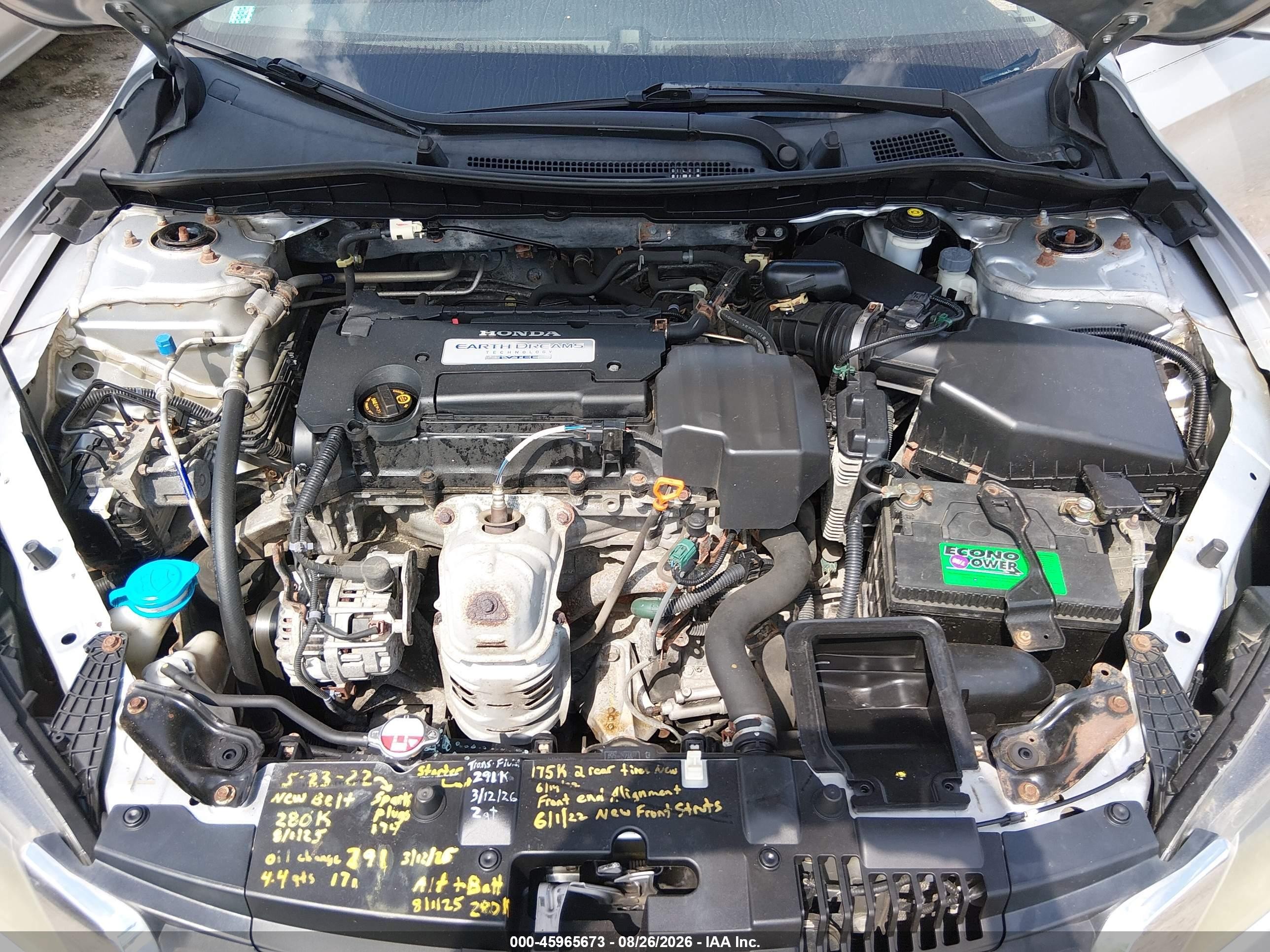 2013 Honda Accord Lx Silver vin: 1HGCR2E31DA053437