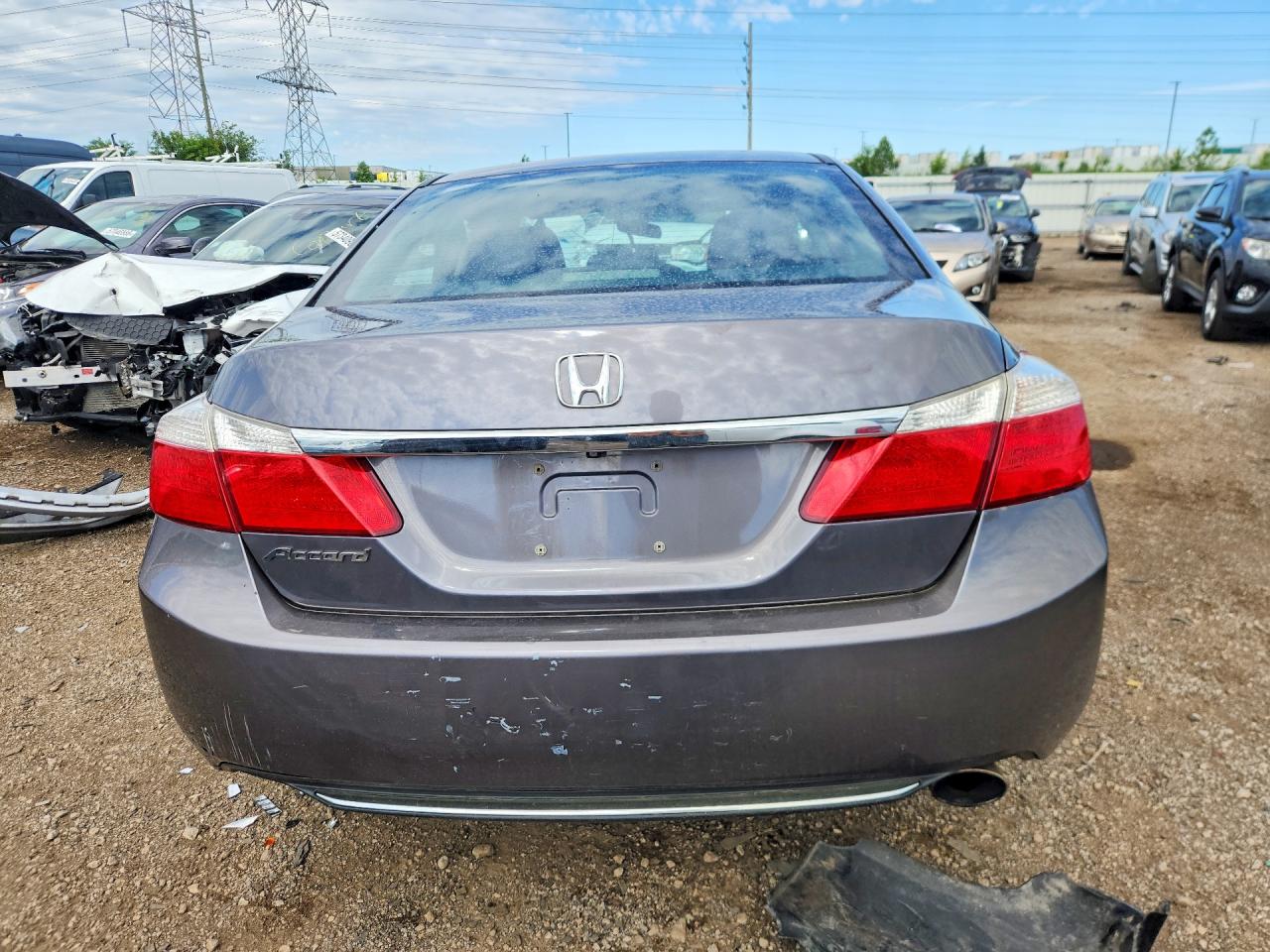 2015 Honda Accord Lx Gray vin: 1HGCR2E31FA166906