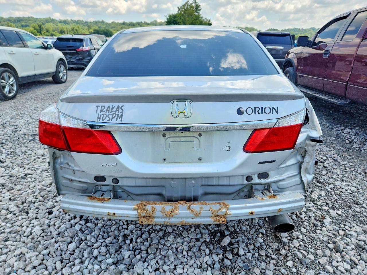 2013 Honda Accord Lx Серебряный vin: 1HGCR2E38DA150618