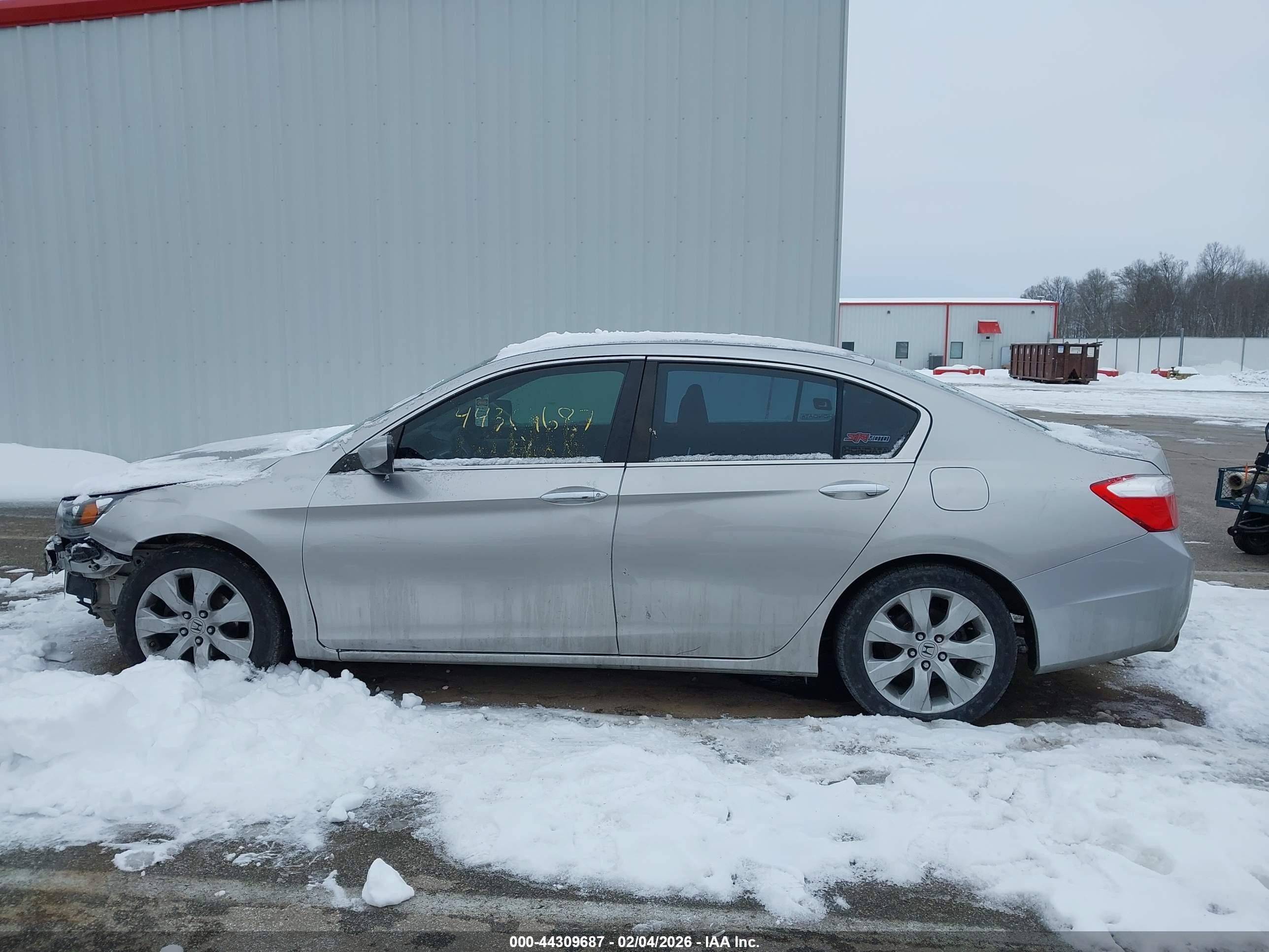 2014 Honda Accord Lx Серебряный vin: 1HGCR2E38EA157358