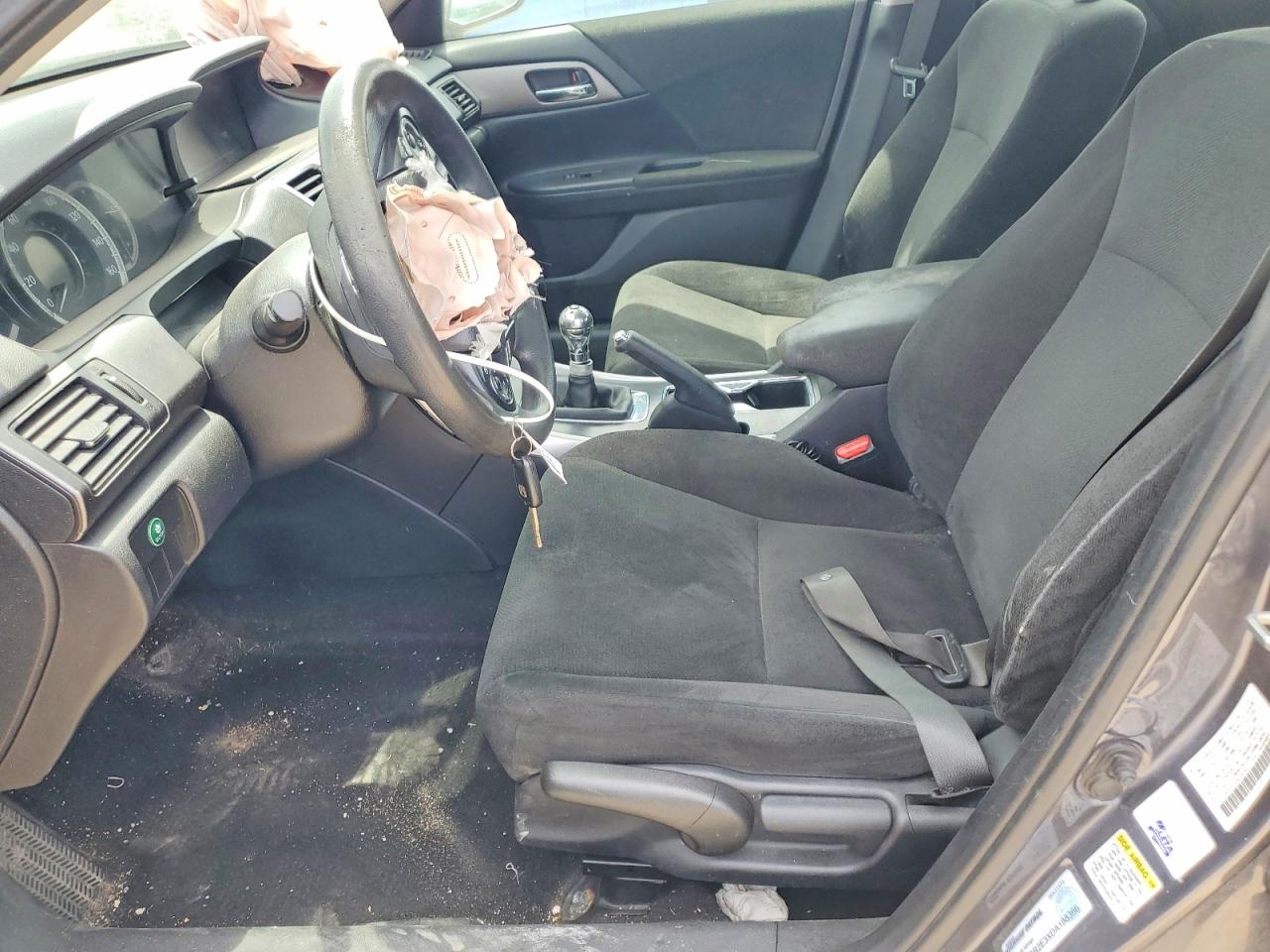 2013 Honda Accord Lx Gray vin: 1HGCR2E3XDA188366