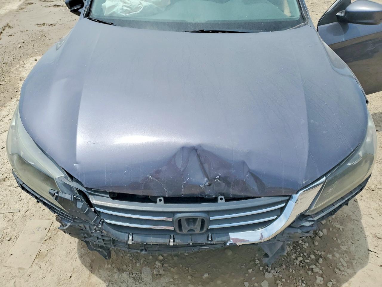 2013 Honda Accord Lx Gray vin: 1HGCR2E3XDA188366