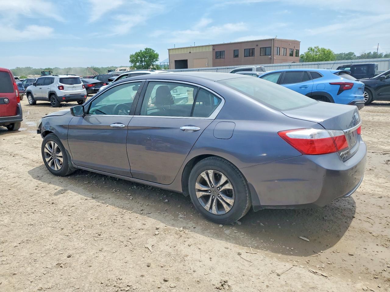 2013 Honda Accord Lx Gray vin: 1HGCR2E3XDA188366