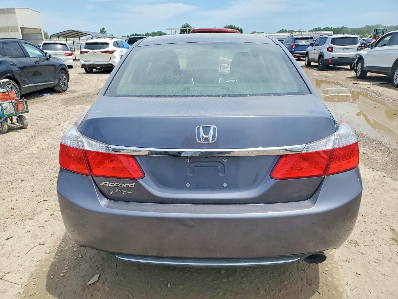 2013 Honda Accord Lx Gray vin: 1HGCR2E3XDA188366