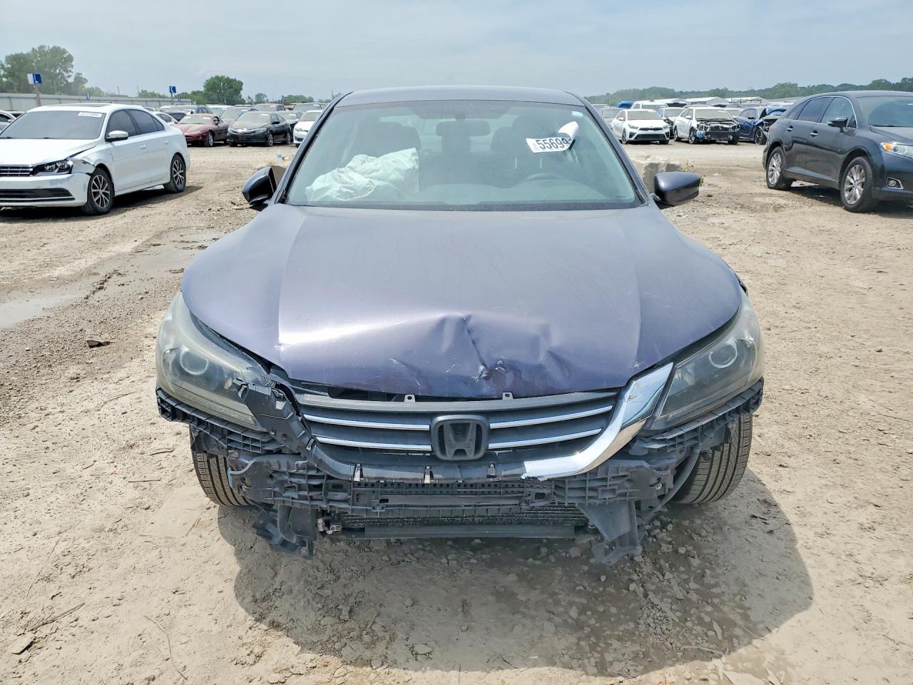 2013 Honda Accord Lx Gray vin: 1HGCR2E3XDA188366