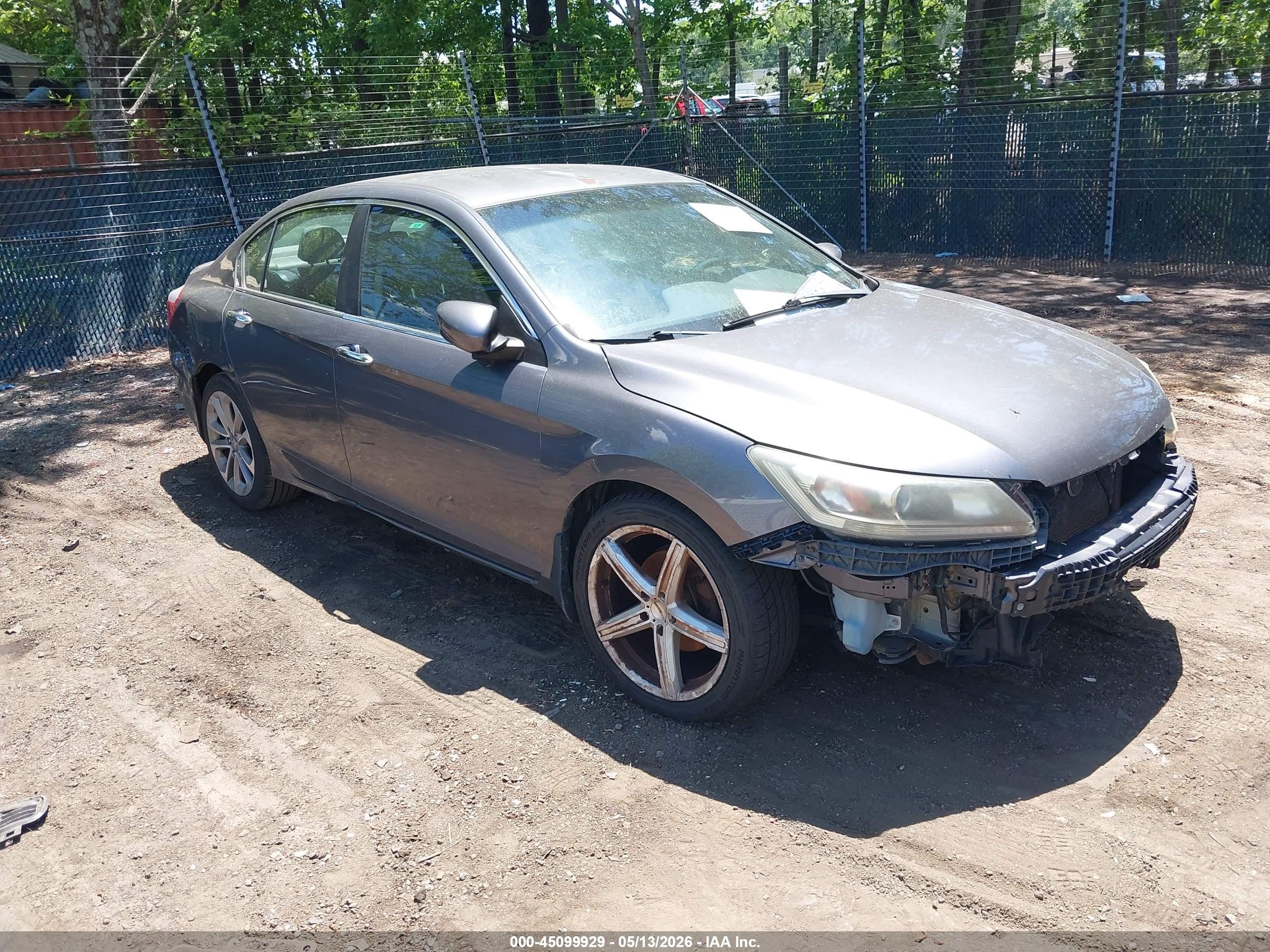 2013 Honda Accord Sport Gray vin: 1HGCR2E50DA076953