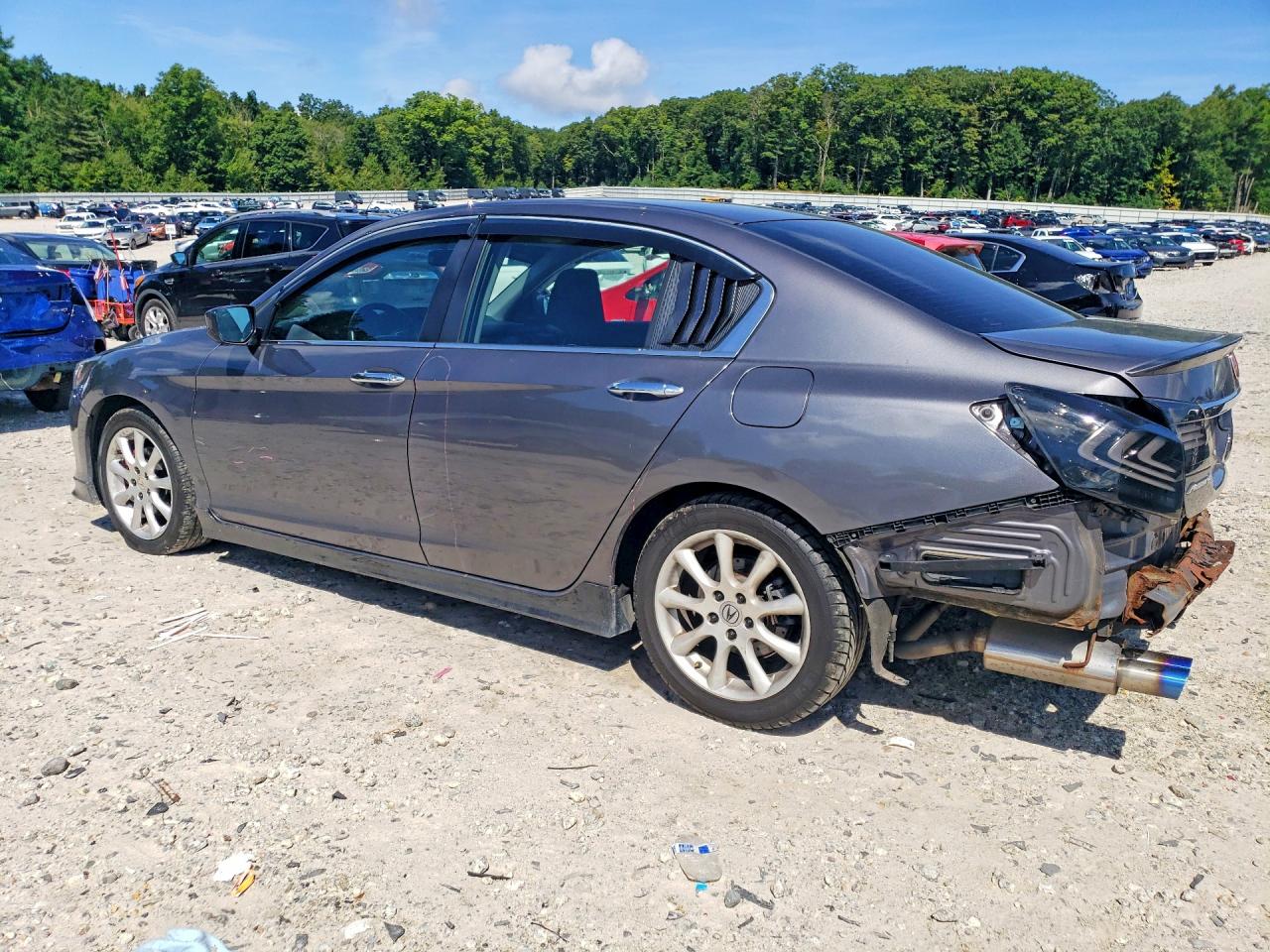 2015 Honda Accord Sport Silver vin: 1HGCR2E50FA170768