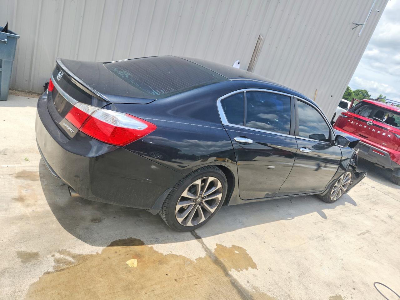 2014 Honda Accord Sport Black vin: 1HGCR2E51EA027486