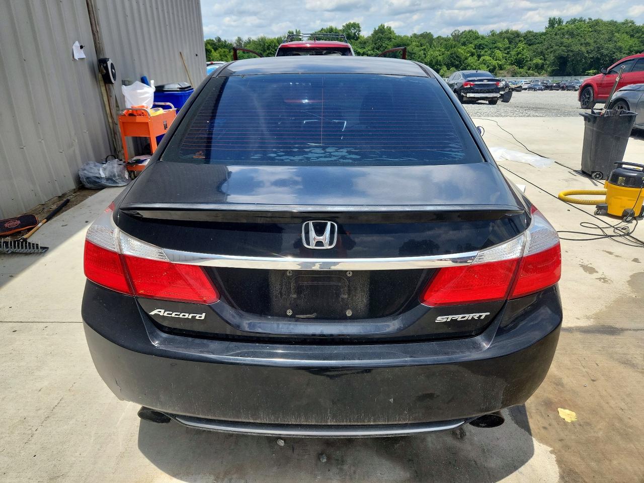 2014 Honda Accord Sport Black vin: 1HGCR2E51EA027486