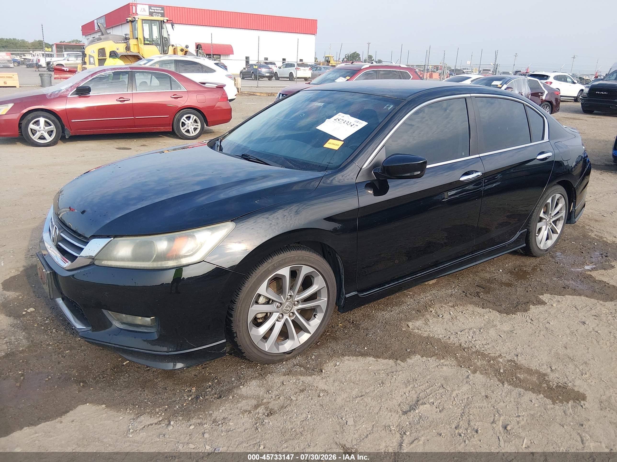 2015 Honda Accord Sport Black vin: 1HGCR2E51FA044371
