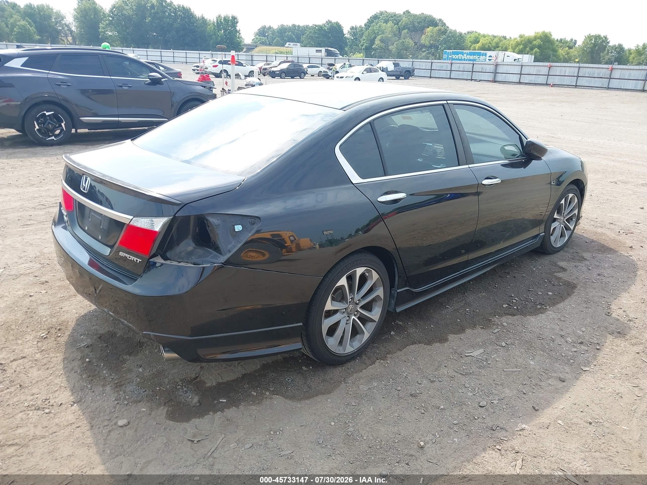 2015 Honda Accord Sport Black vin: 1HGCR2E51FA044371
